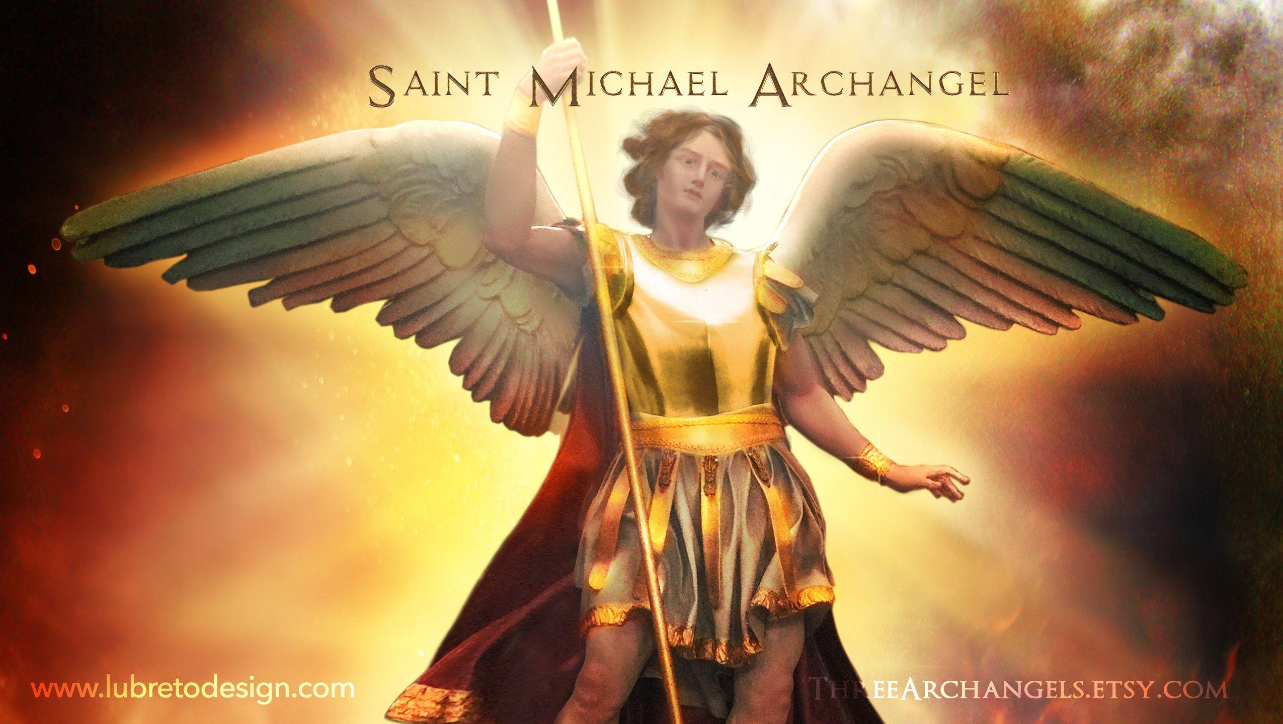 2550x1440 Archangel Michael Wallpaper