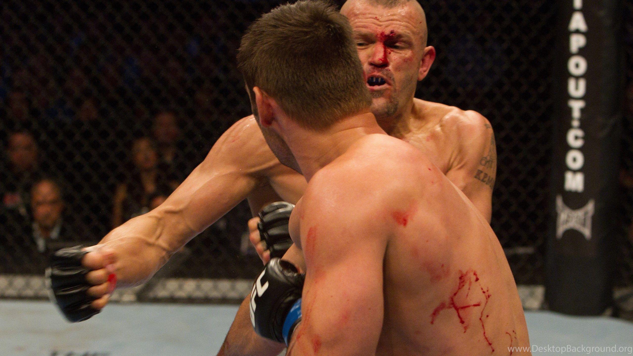 2560x1440 Ufc 115 Rich Franklin Vs. Chuck Liddell Wallpaper Desktop Background
