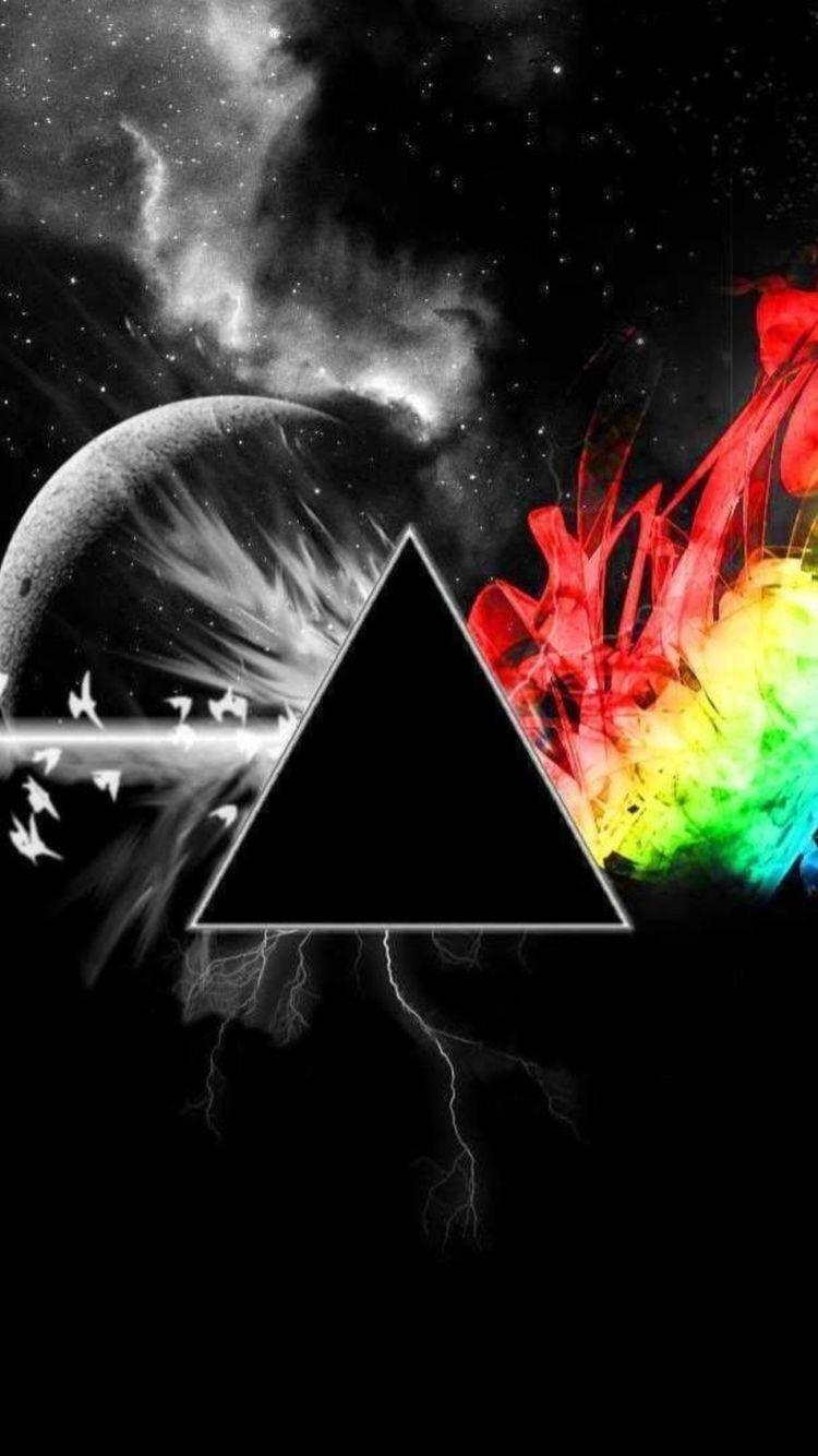 750x1334 Pink Floyd, The Dark Side of the Moon artwork, 750x1334. Pink floyd dark side, Arte pink floyd, Papeis de parede rock
