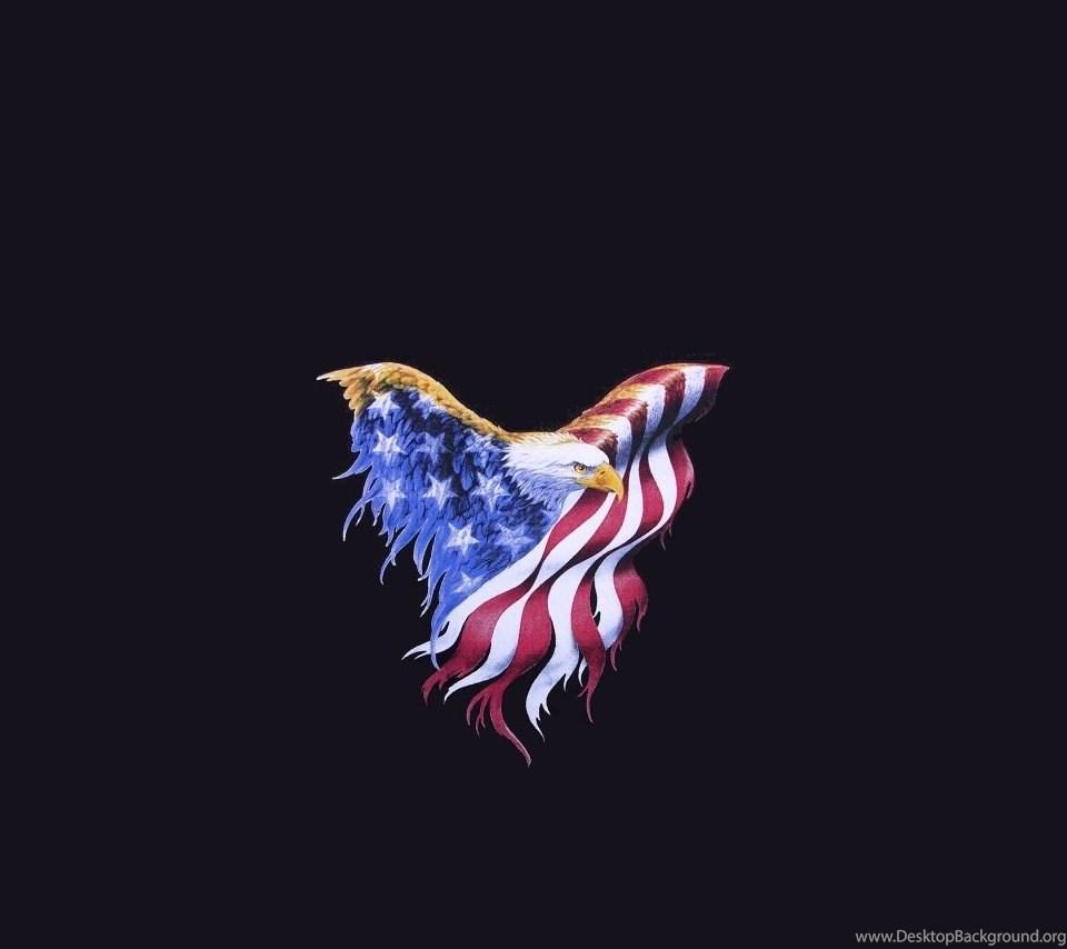 960x854 Patriotic Eagle Wallpaper Free