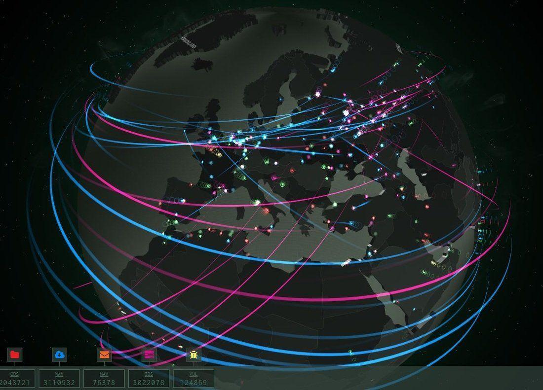 1100x791 Watch cyber attacks LIVE worldwide in Google Earth like interface Lab #cyberattacks #internet #hackers #Kas. Cyber attack, Cyber warfare, Google earth