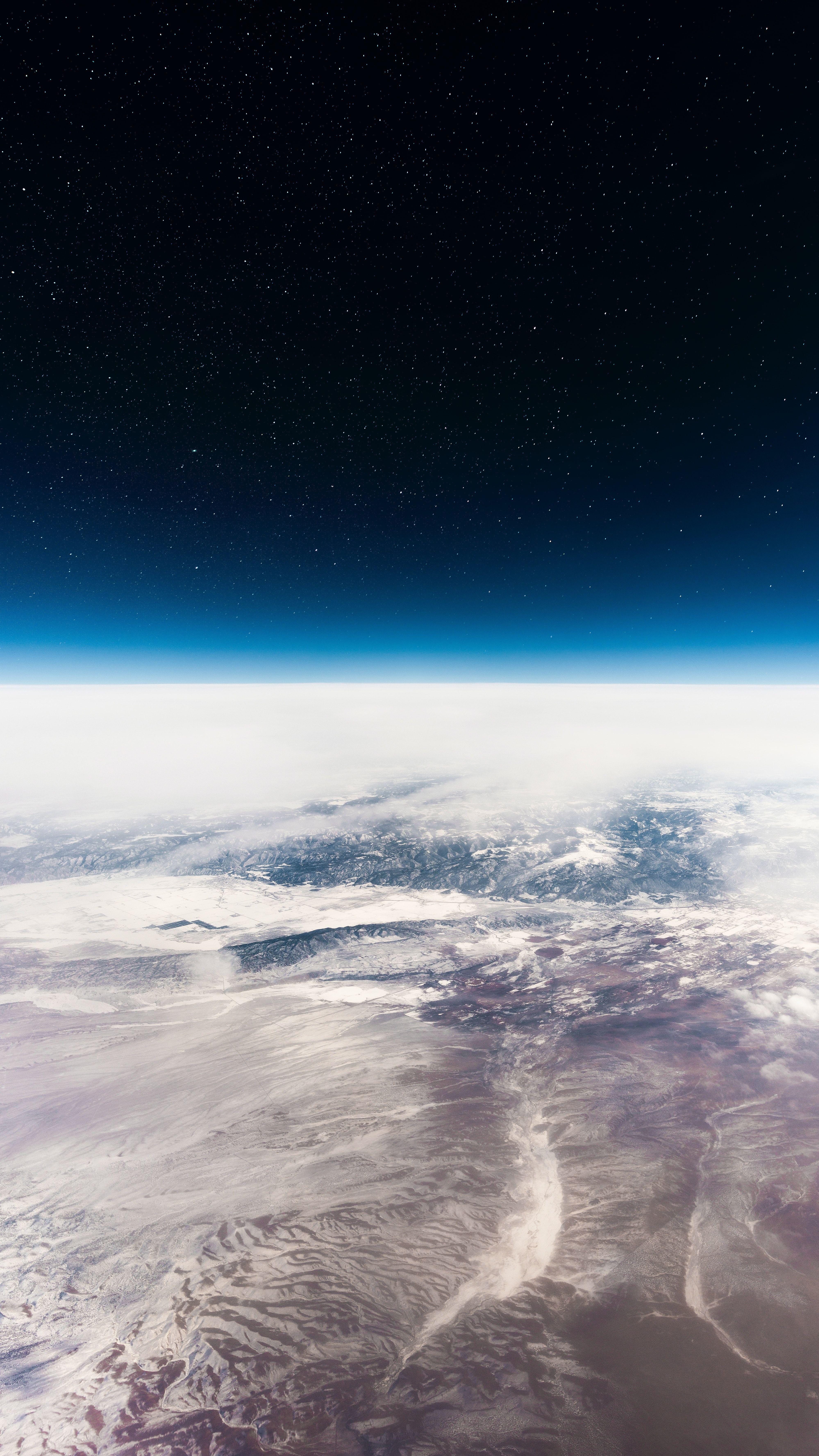 3997x7106 outer space earth view photo