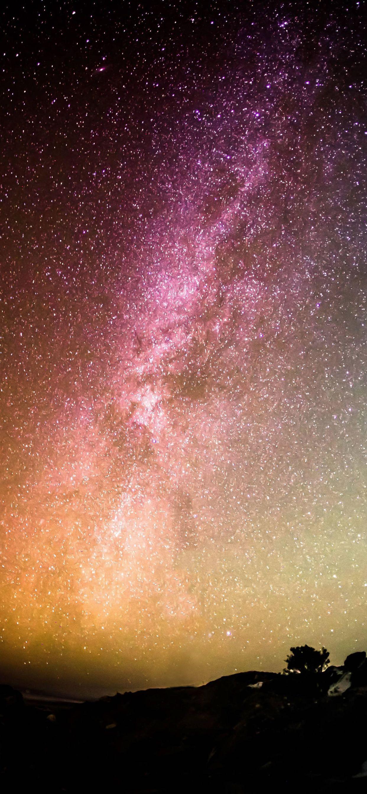 1242x2688 Galaxy from Earth iPhone XS MAX Wallpaper, HD Space 4K Wallpaper, Image, Photo and Background