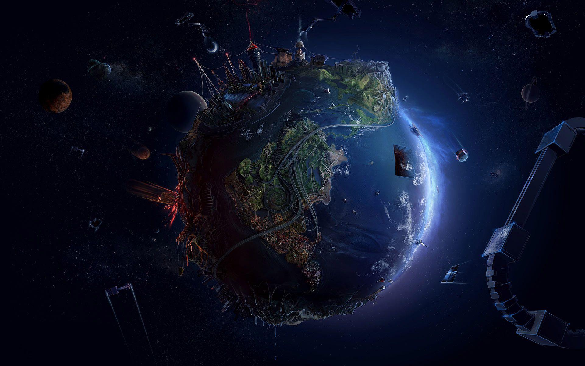 1920x1200 Planet Earth Wallpaper