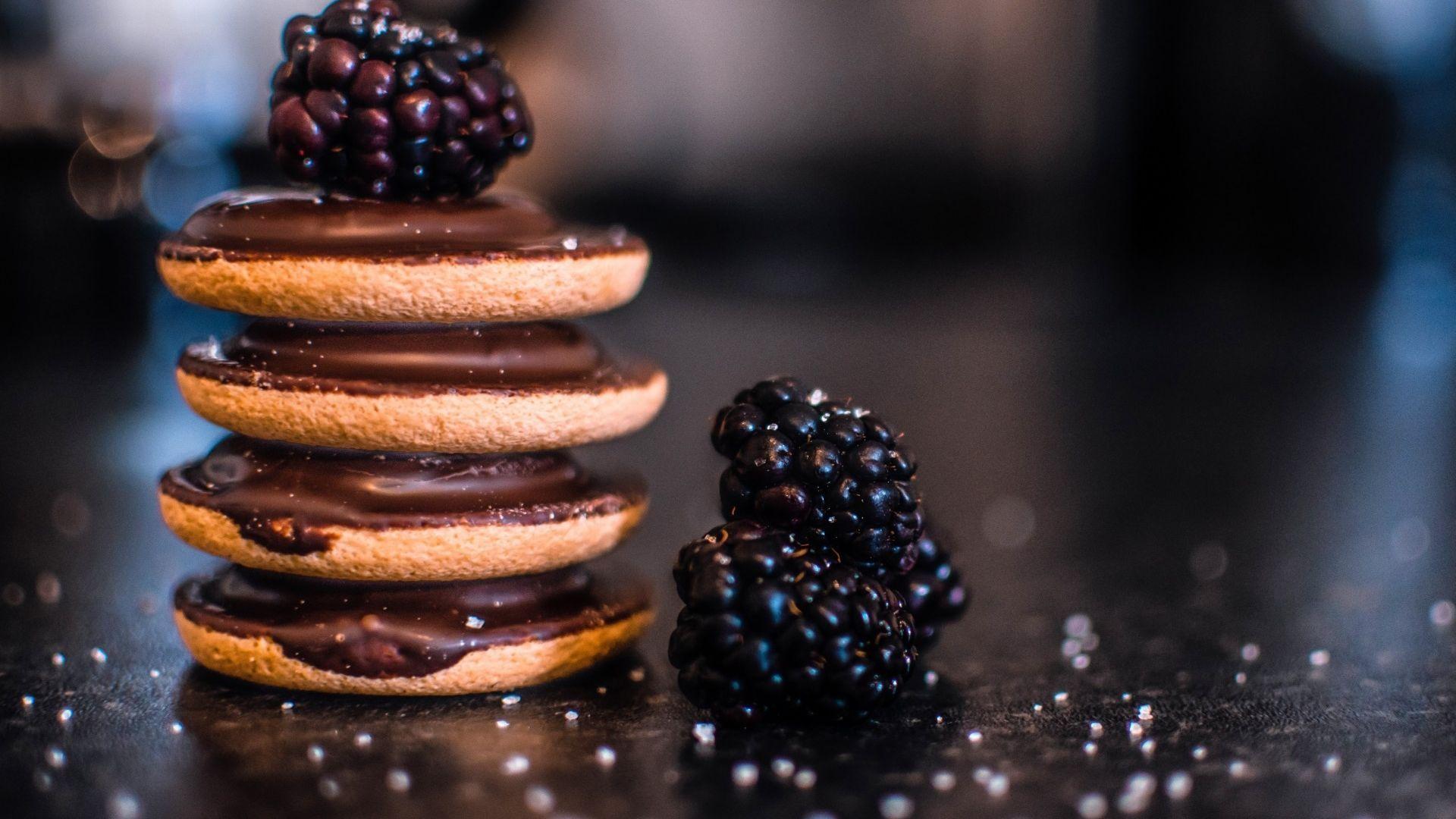 1920x1080 Sweets Chocolate Berries Dessert Wallpaper File HD