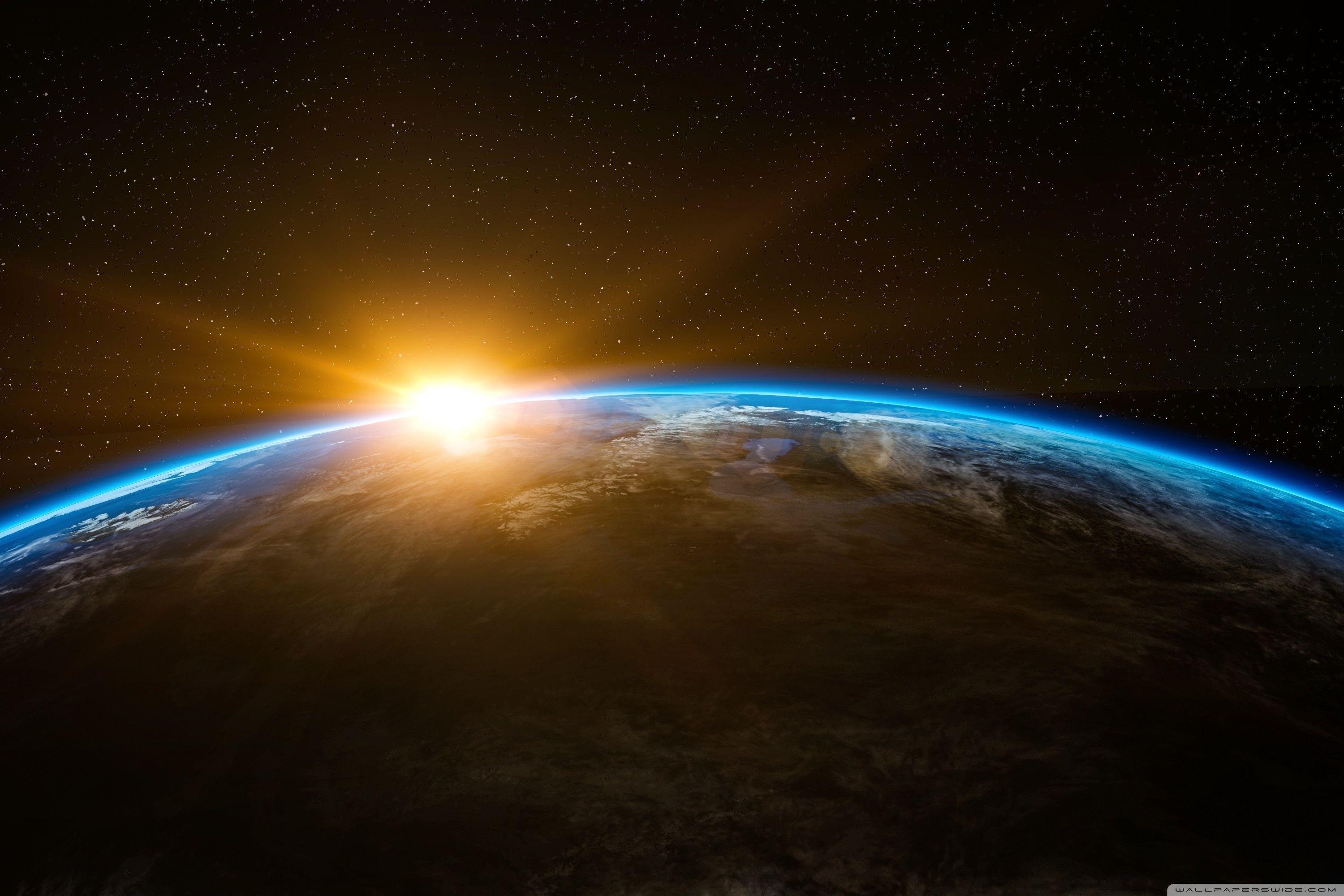 3000x2000 Earth Sunrise from Space Ultra HD Desktop Background Wallpaper for 4K UHD TV : Widescreen & UltraWide Desktop & Laptop : Multi Display, Dual & Triple Monitor : Tablet