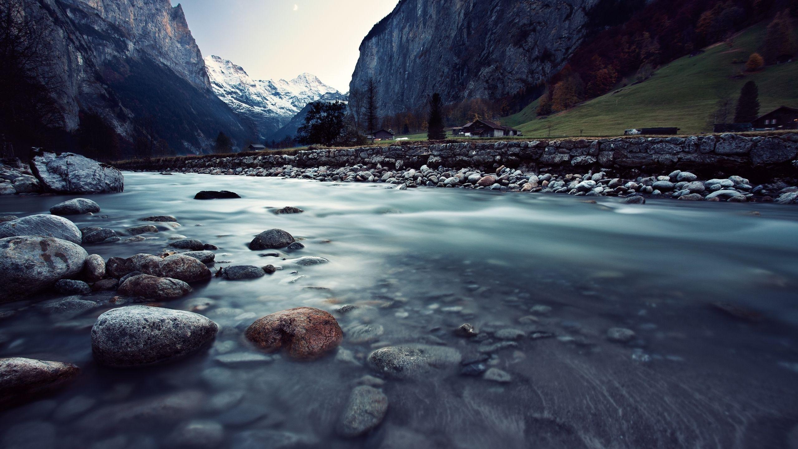 2560x1440 Lauterbrunnen Switzerland MacBook Air Wallpaper Download