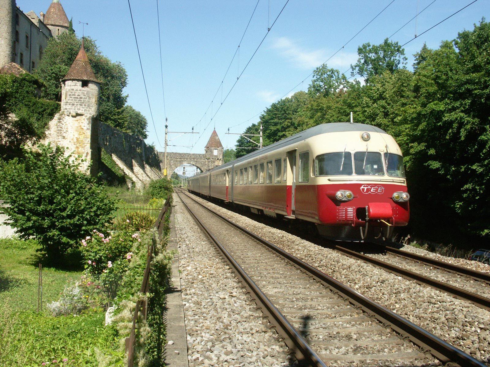 1600x1200 Trans Europ Express TEE Train Switzerland < Transport < Vehicles < Desktop Wallpaper