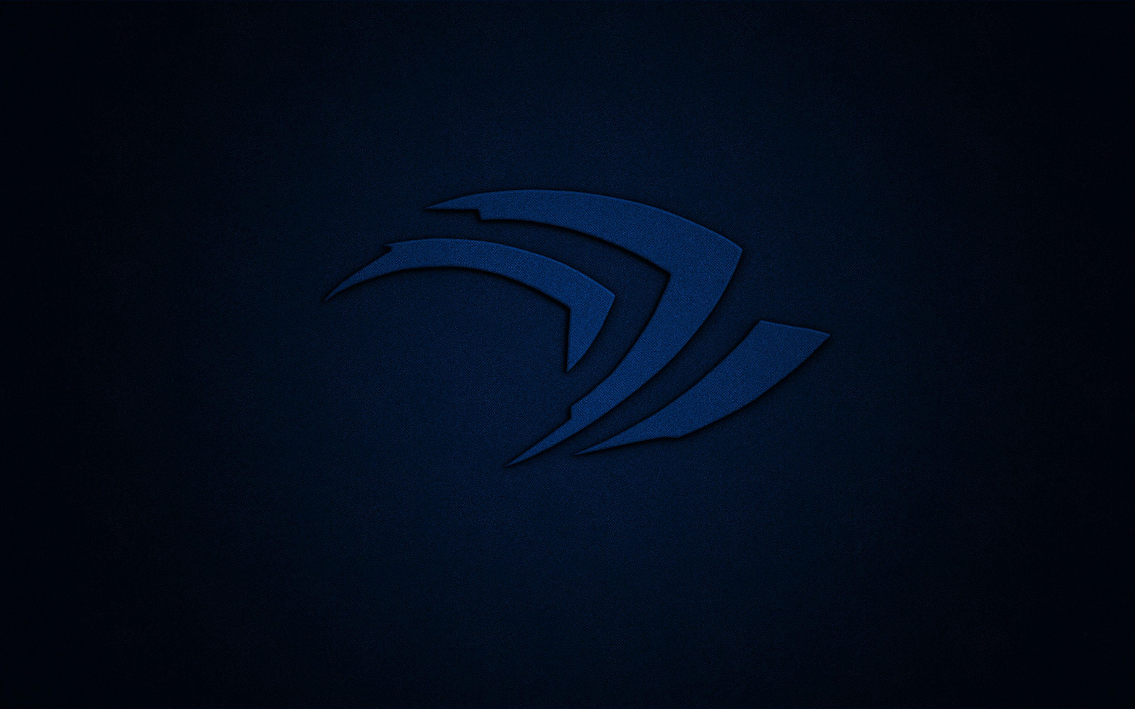 3840x2400 Download wallpaper Nvidia blue logo, 4k, blue grunge background, Nvidia, brands, creative, Nvidia 3D logo, grunge art, Nvidia logo for desktop with resolution 3840x2400. High Quality HD picture wallpaper