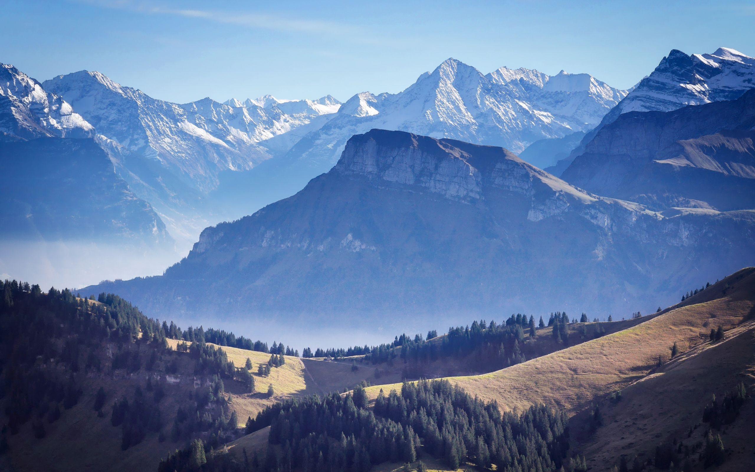 2560x1600 Download 2560x1600 wallpaper swiss mountains, valley, nature, landscape, dual wide, widescreen 16: widescreen, 2560x1600 HD image, background, 1096