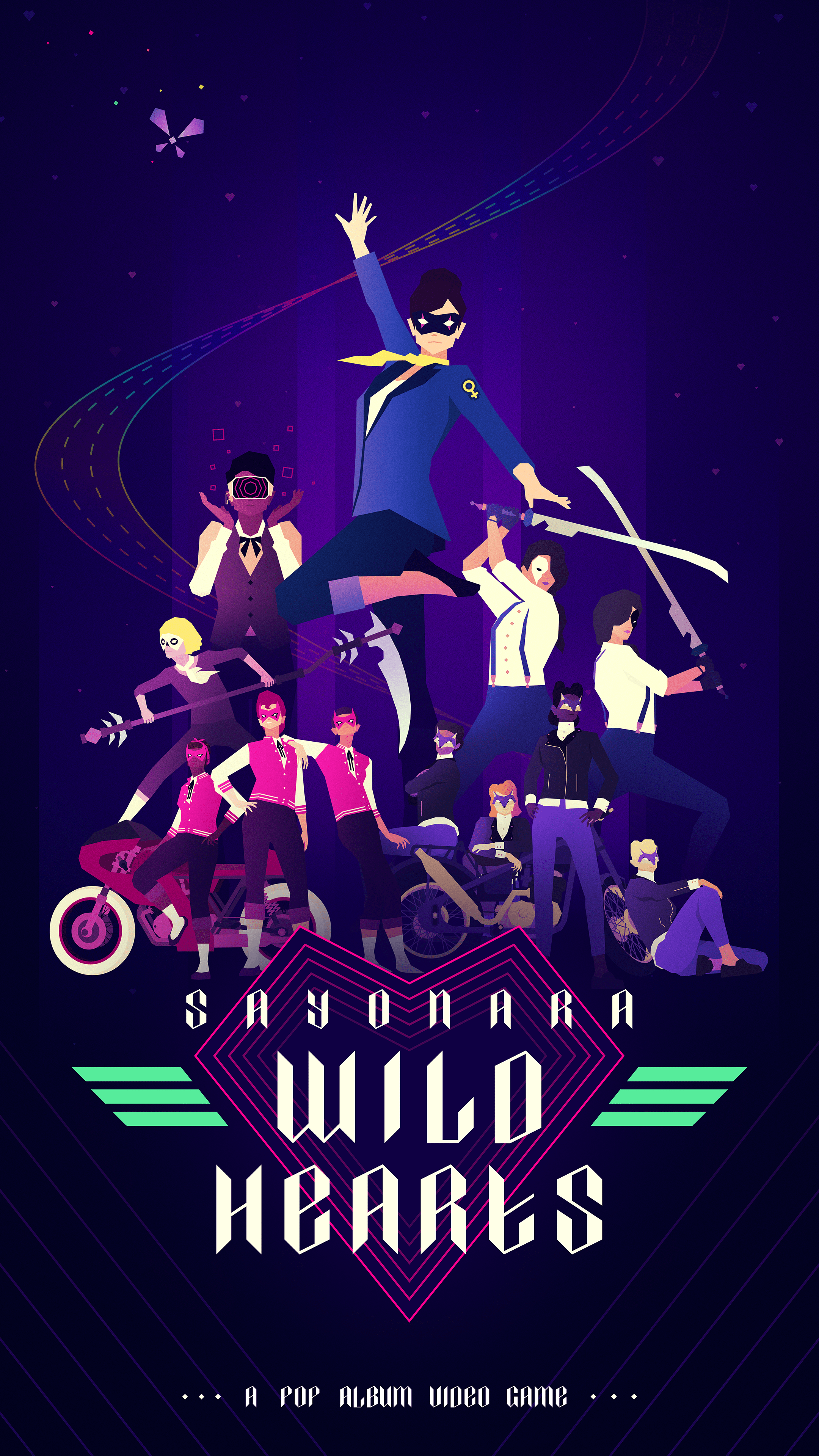 2160x3840 Sayonara Wild Hearts