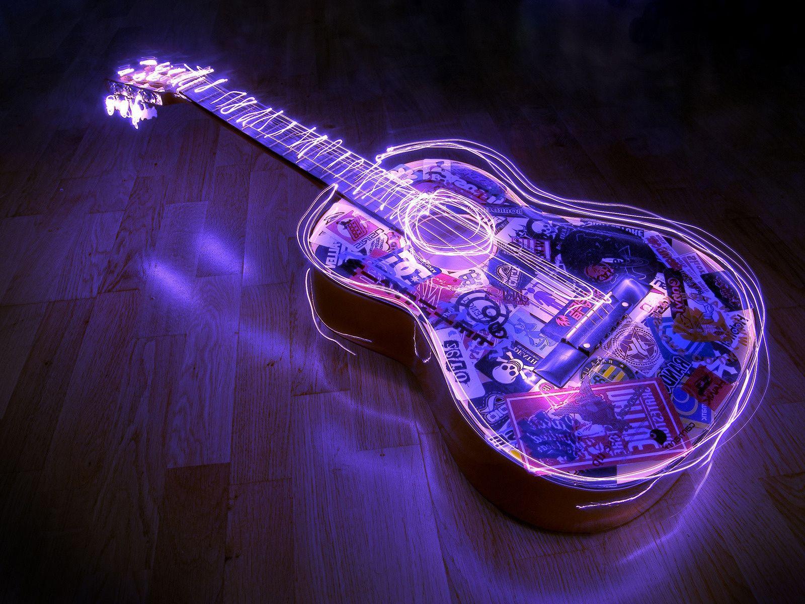 1600x1200 Aesthetic Guitar Wallpaper