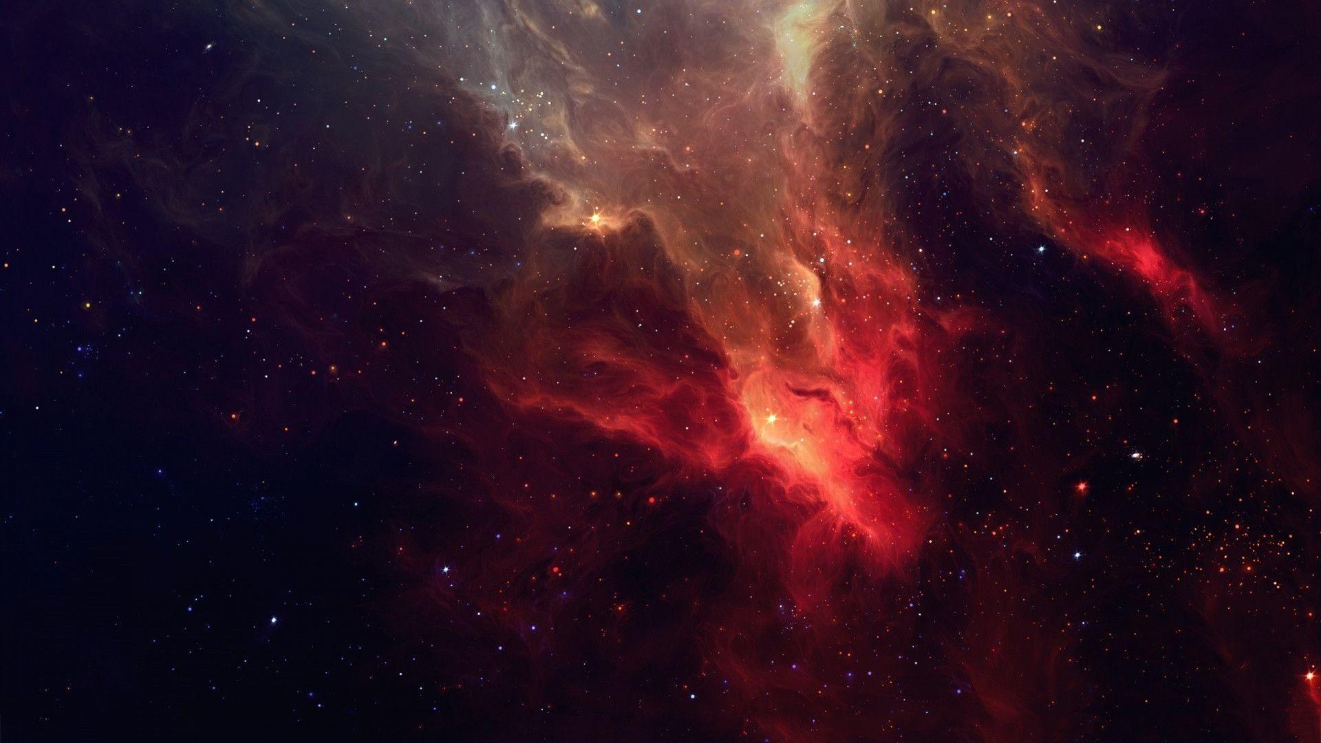 Red Nebula Sky Space Stars HD Space Wallpapers  HD Wallpapers  ID 69209