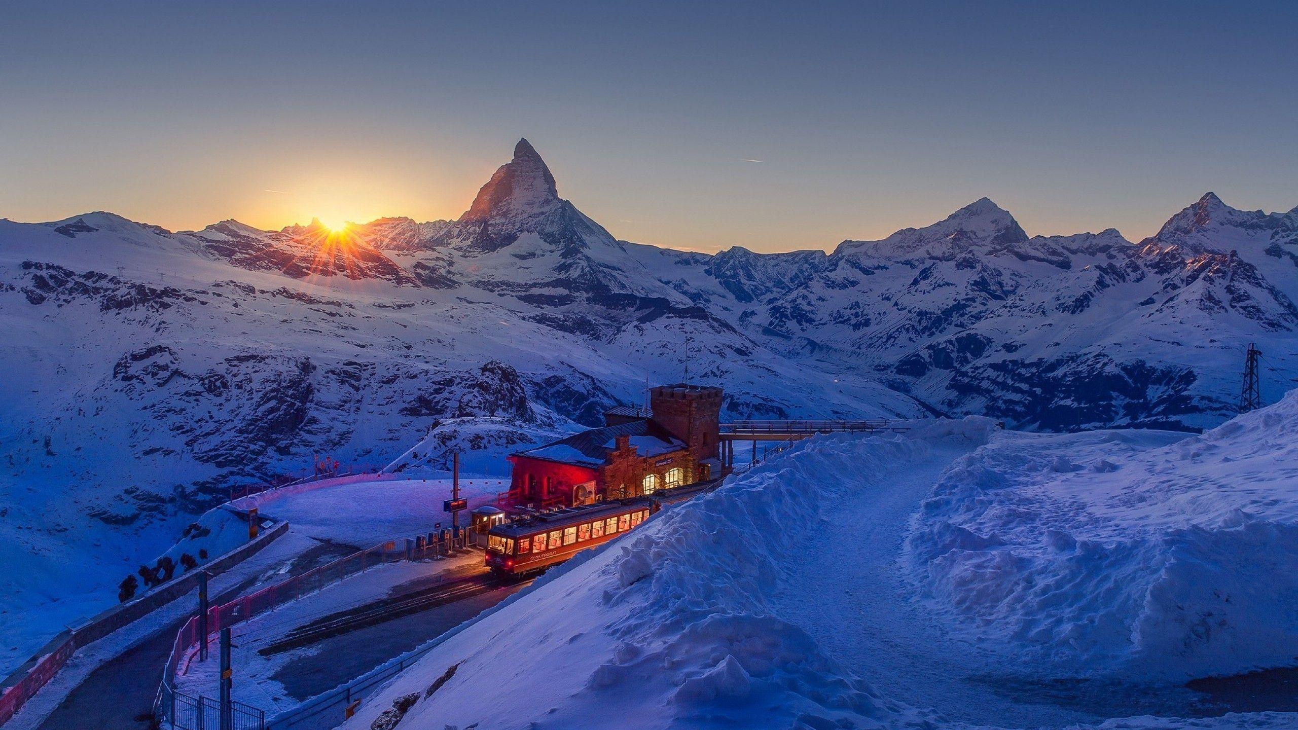 2560x1440 Switzerland iMac 27 Wallpaper Download