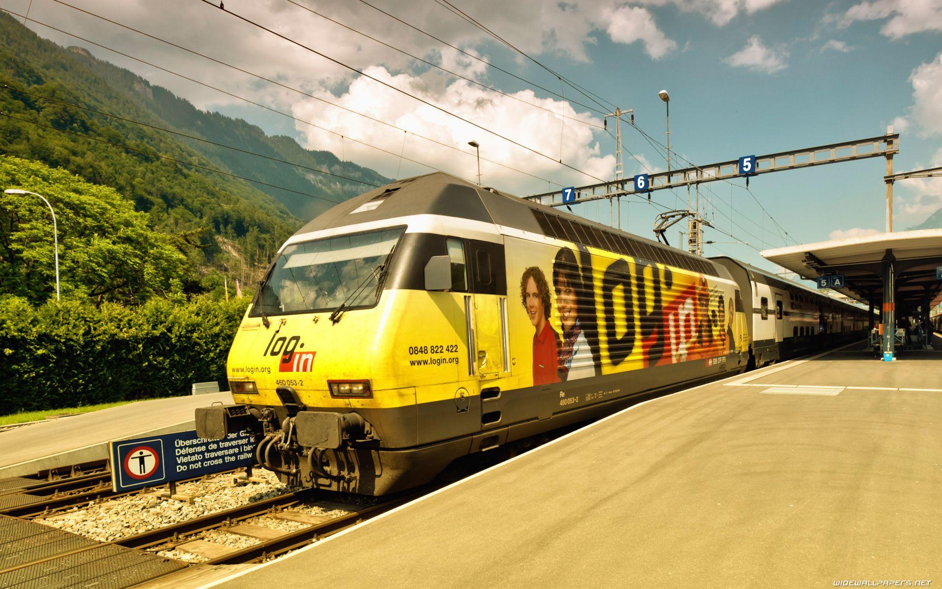 1920x1200 Swiss railroad desktop wallpaper HD and wide wallpaper