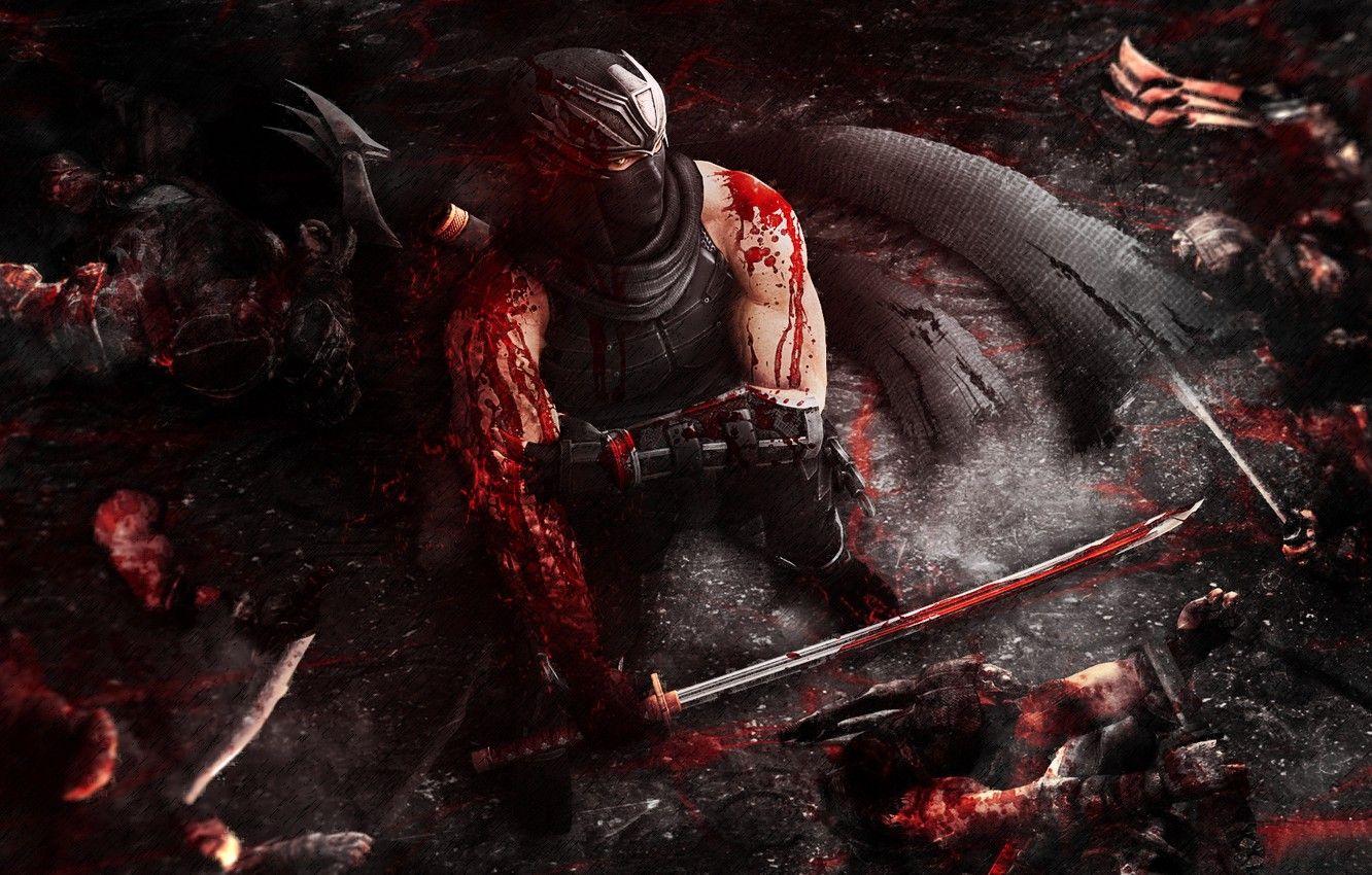 1332x850 Wallpaper Ryu Hayabusa, Sword, Video Game, Tecmo Koei, Team Ninja, Blood, Modern Day Ninja, Ultimate Ninja, Ninja Gaiden 3: Razor's Edge, Singular Super Ninja, Super Ninja, Razor's Edge, Dragon Ninja image for