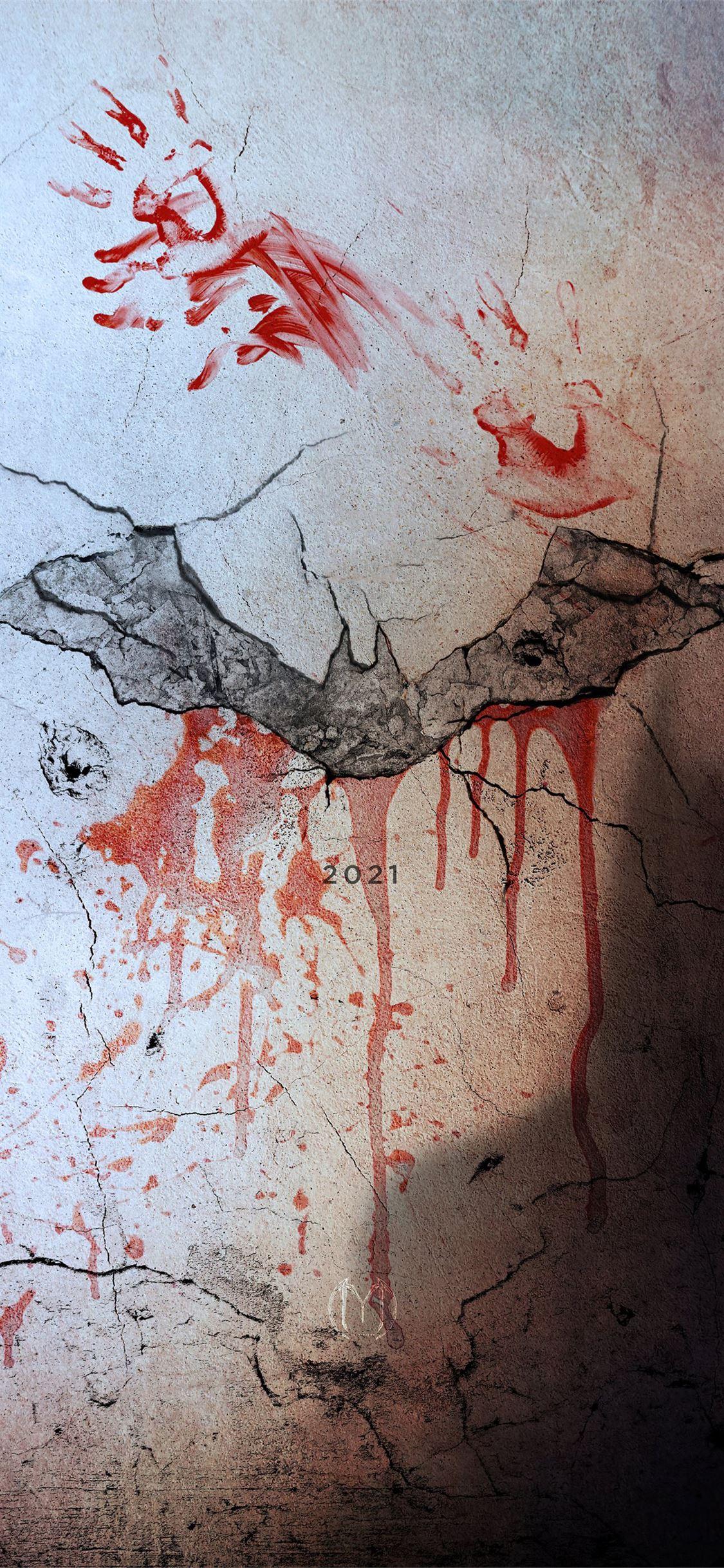 1125x2436 the batman 2021 logo iPhone X Wallpaper Free Download