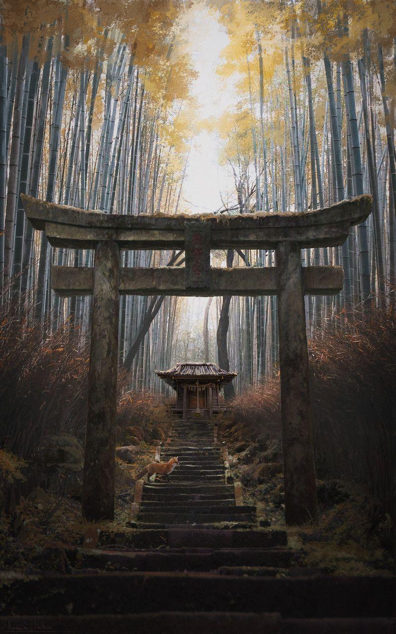 800x1280 Feudal Japan Art Challenge. Anime scenery wallpaper, Scenery wallpaper, Anime scenery