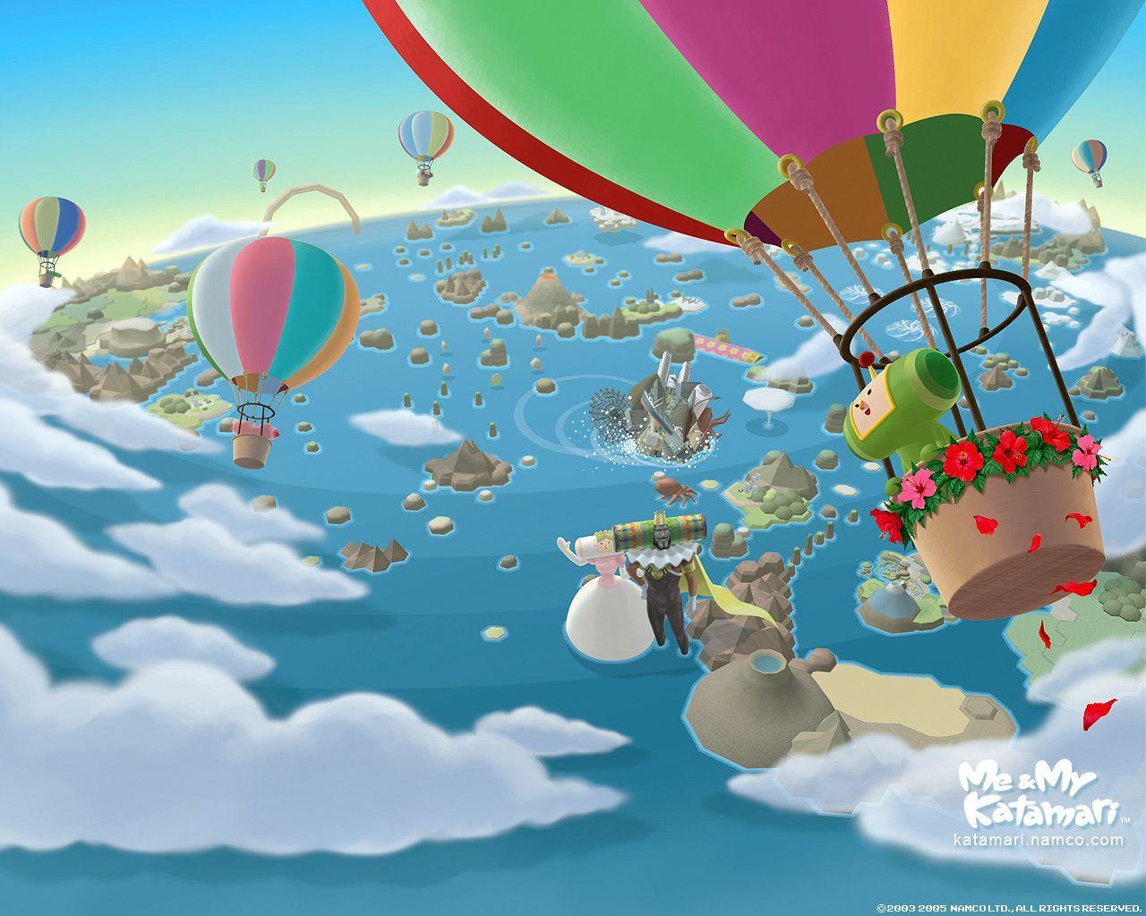1280x1024 Video Game Damacy Wallpaper. Katamari damacy, Indie game art, Wallpaper
