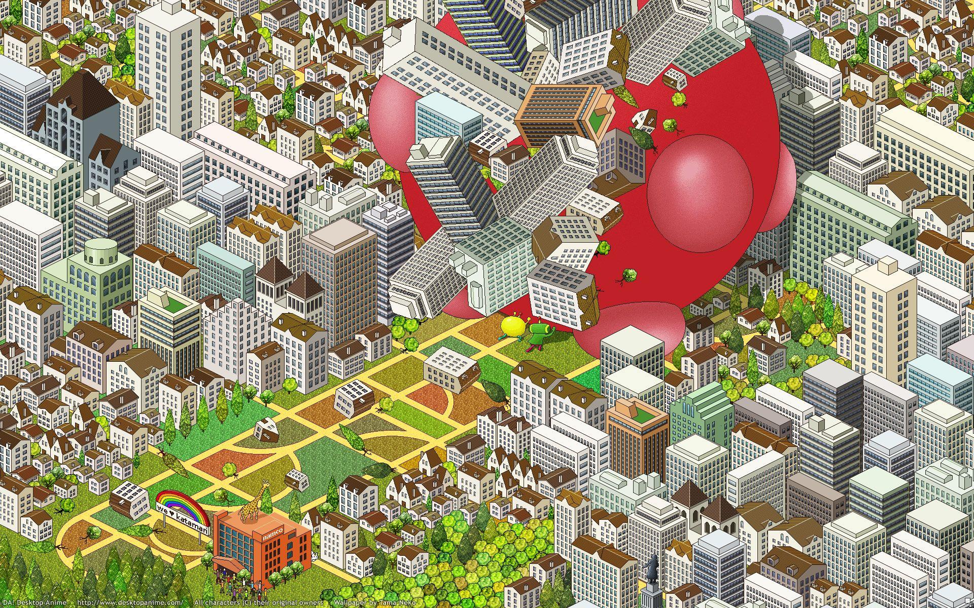 1920x1200 Katamari Damacy Wallpaper: We [Pixel] Katamari (Katamari Damacy)