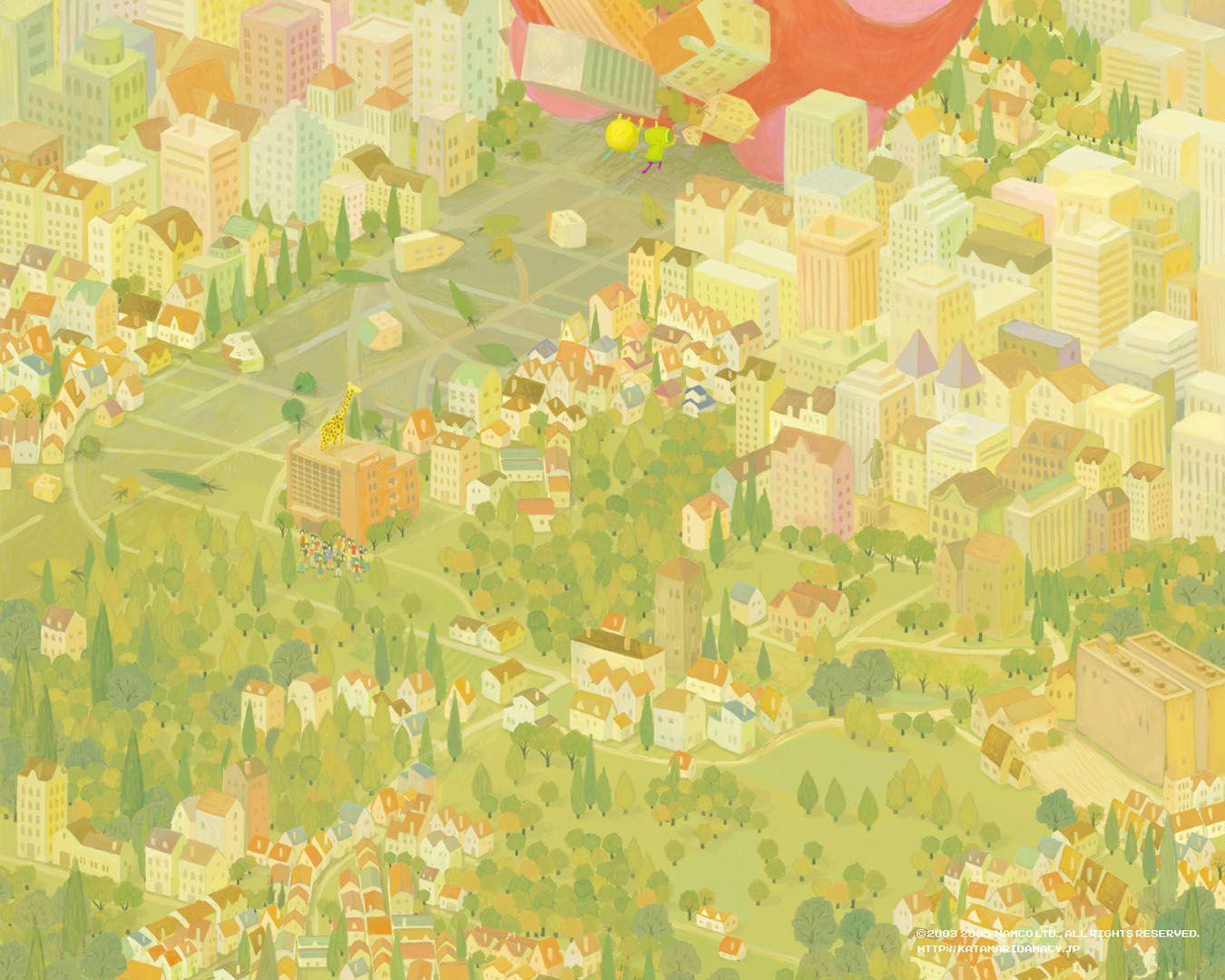1350x1080 Keita Takahashi, We <3 Katamari