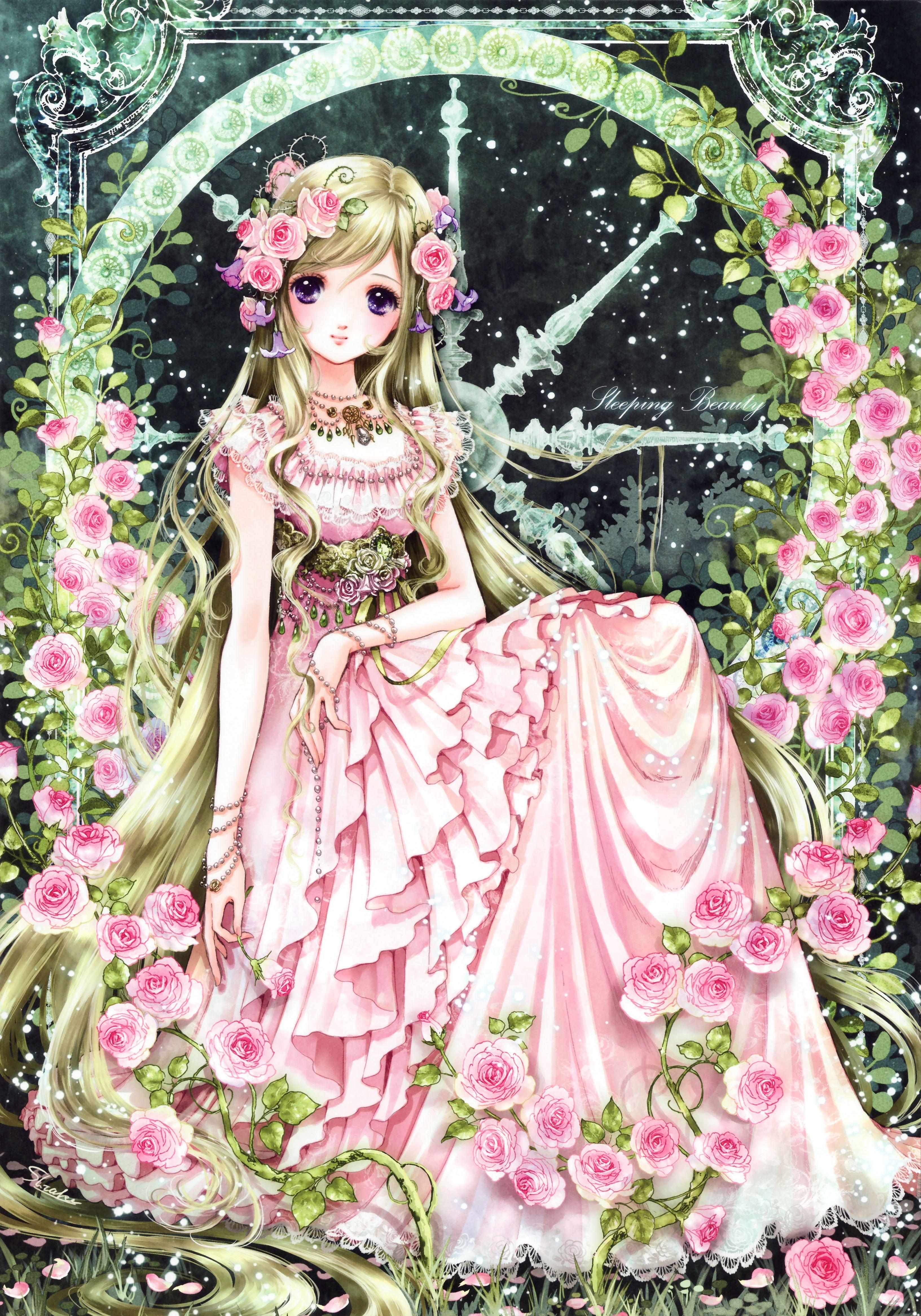 Angel pretty dress bonito wing sweet blossom nice anime beauty  anime girl HD wallpaper  Peakpx