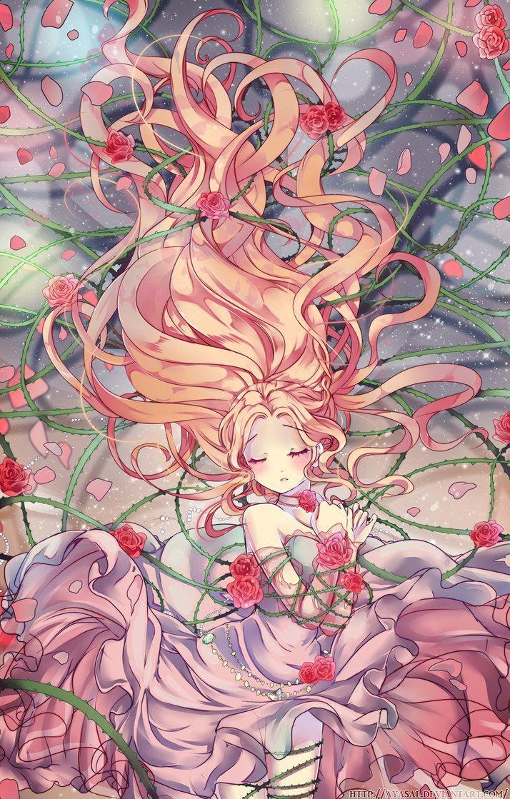 714x1119 Sleeping Beauty. Anime, Anime princess, Anime art beautiful