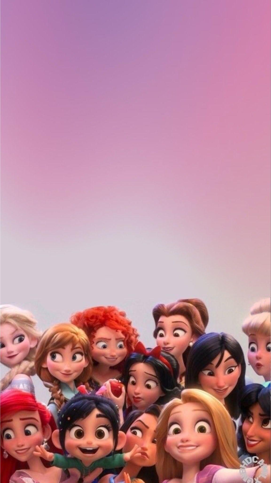 1153x2048 Disney Princess Phone Wallpaper