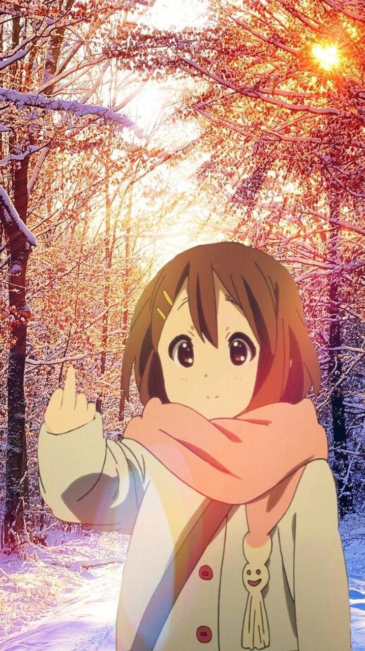 718x1280 kon #keion #yuihirasawa #yui #f*ckyou #anime #winter #animegirl #animewallpaper #iphonewallpaper #wallpaper. Anime wallpaper, Anime, Aurora sleeping beauty