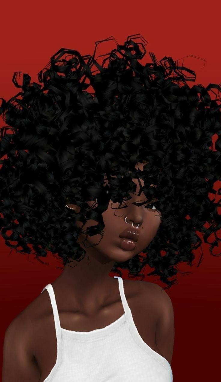 736x1270 Natural hair meme. Natural hair art, Black girl art, Black love art