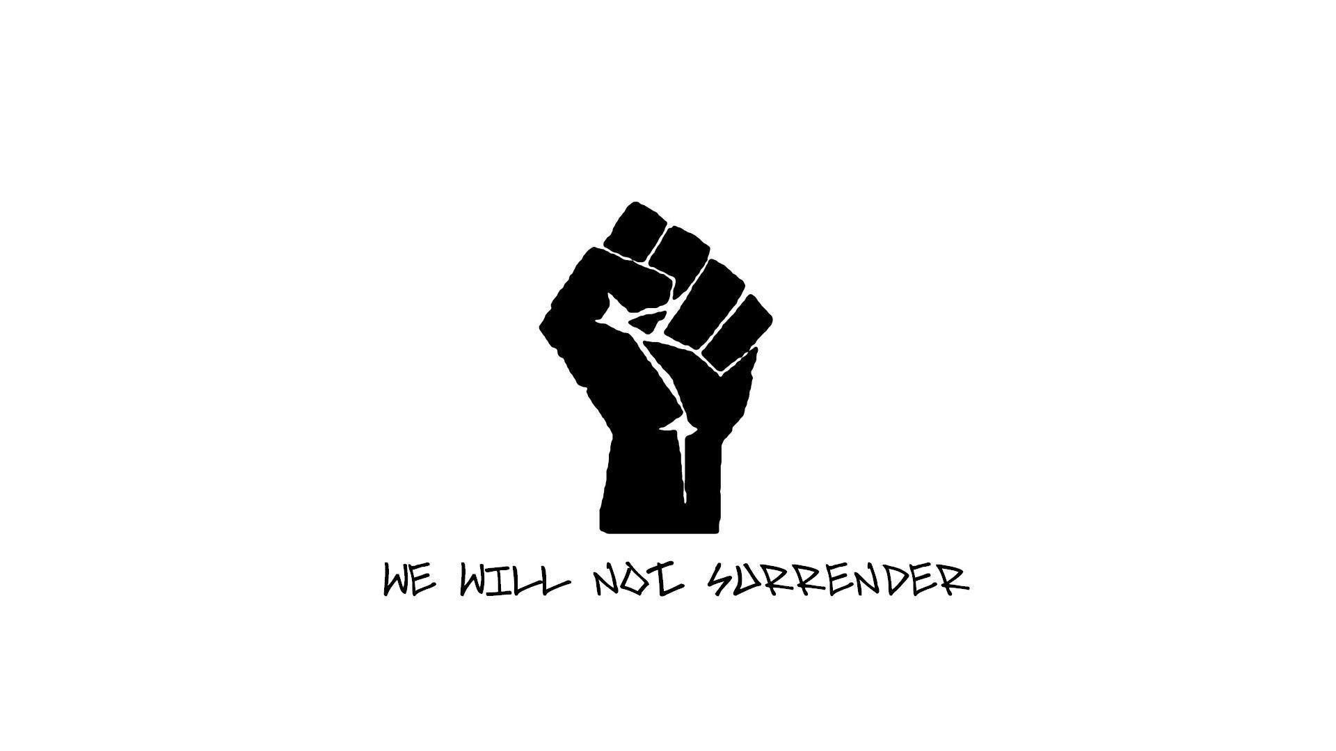 1920x1080 Minimalistic fists monochrome logos wallpaperx1080