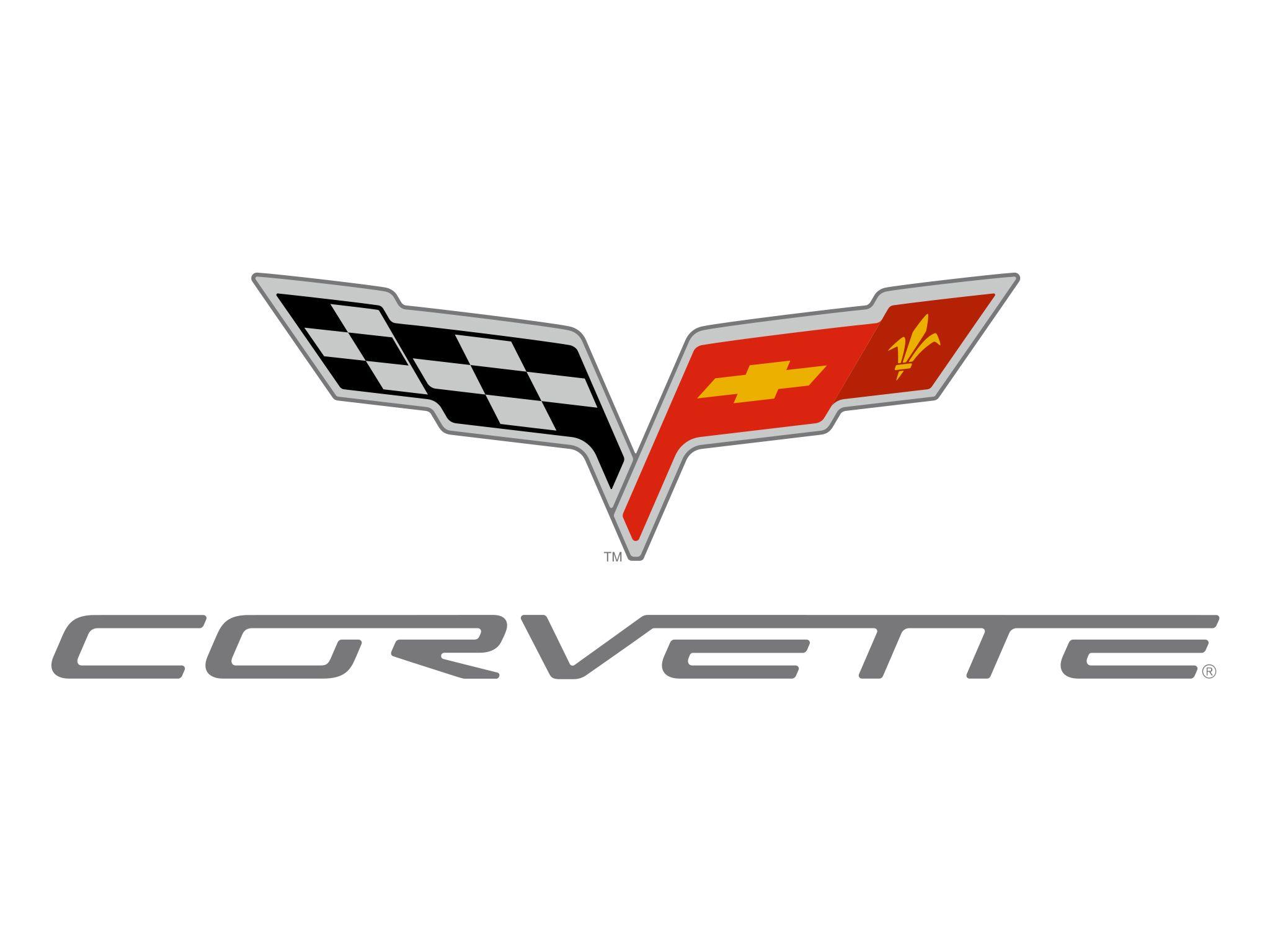 black c6 corvette logo