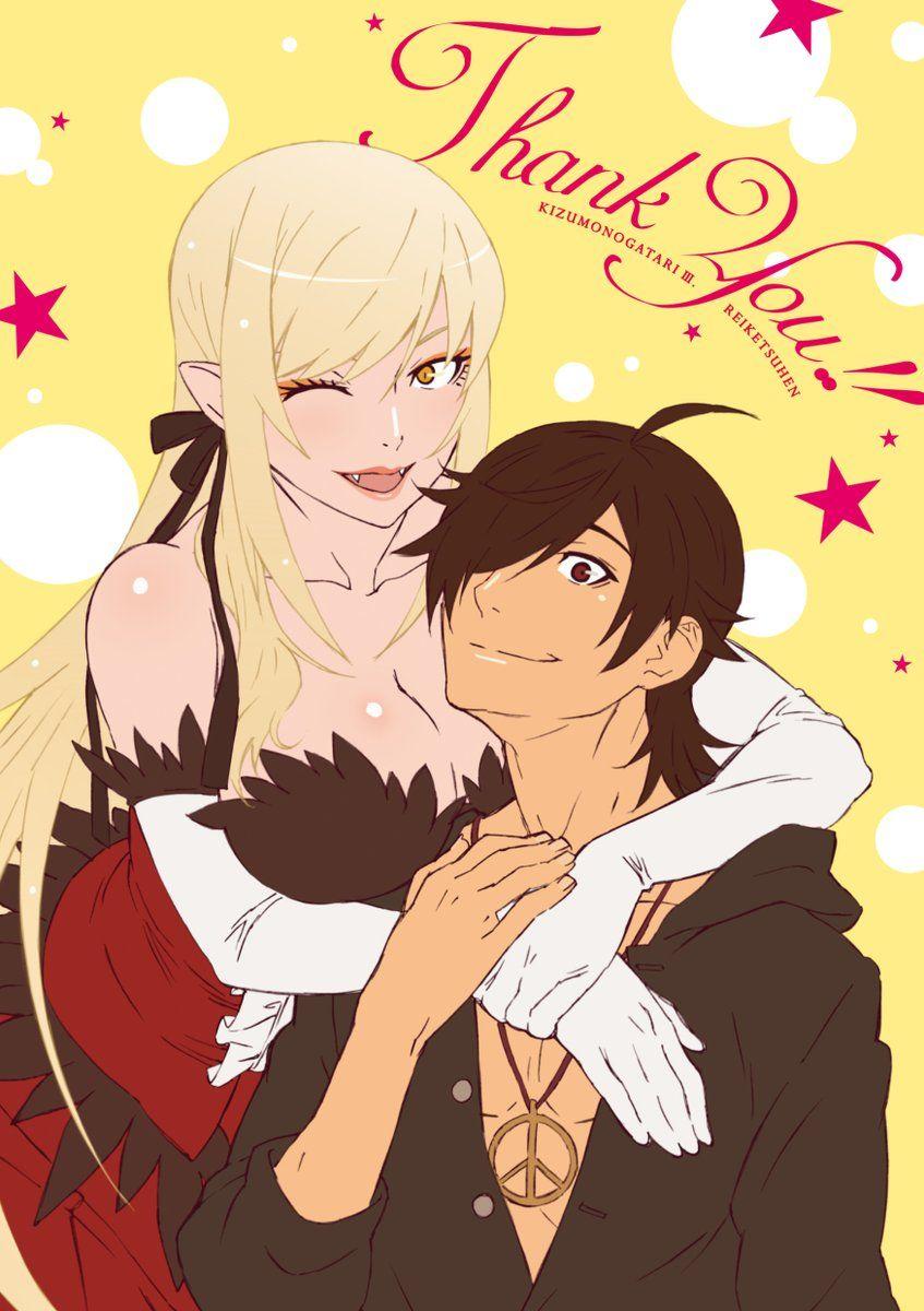 847x1200 Kiss Shot And Koyomi Araragi Wallpaper [Mobile][914x1624] X Post R Animewallpaper