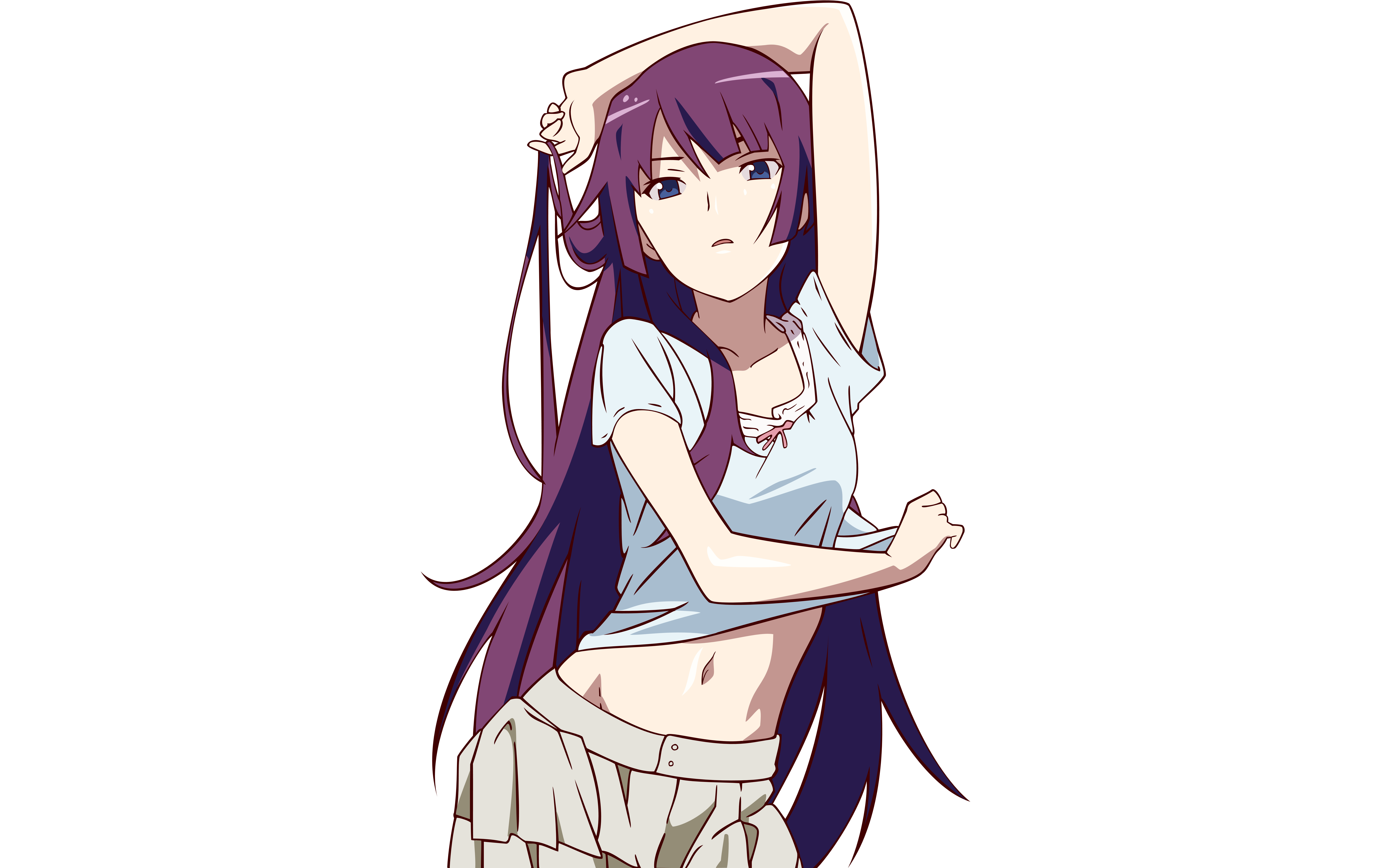 8000x5000 8000x5000 Hitagi Senjougahara wallpaper for computer. Mocah.org HD Desktop Wallpaper