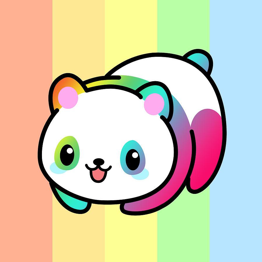 safari rainbow panda