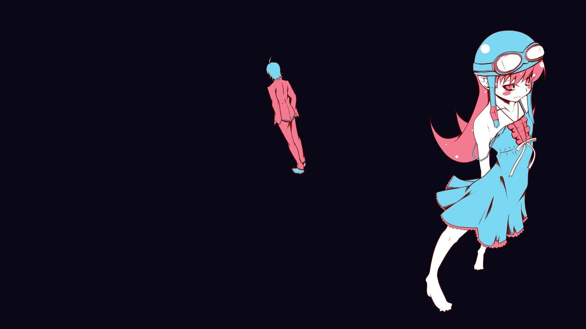 1920x1080 anime, Monogatari Series, Araragi Koyomi, Oshino Shinobu HD Wallpaper / Desktop and Mobile Image & Photo