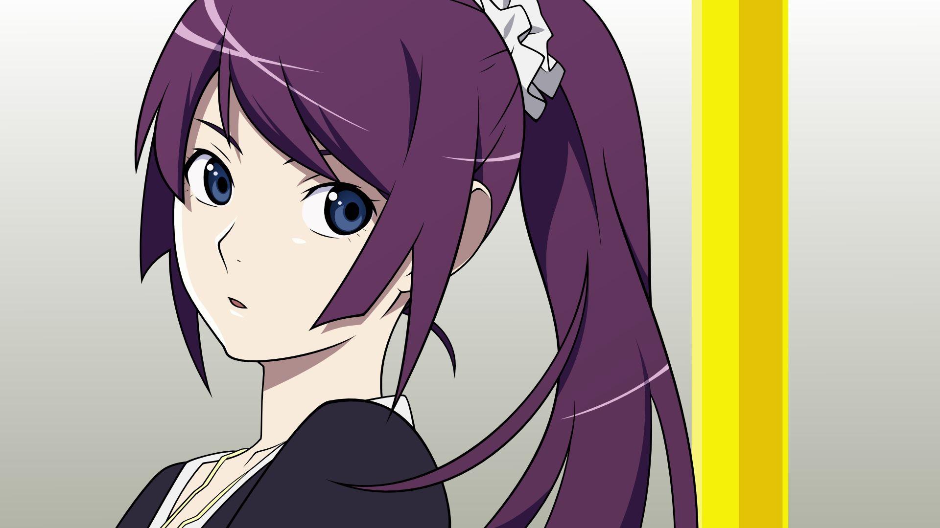 1920x1080 bakemonogatari monogatari (series) senjougahara hitagi vector. konachan.com.com Anime Wallpaper