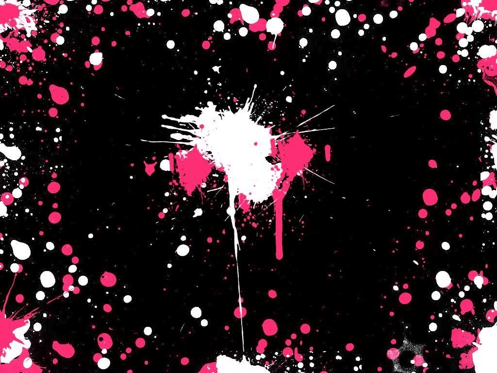 Glow hexagon black pink white gradient hot pink HD wallpaper  Pxfuel