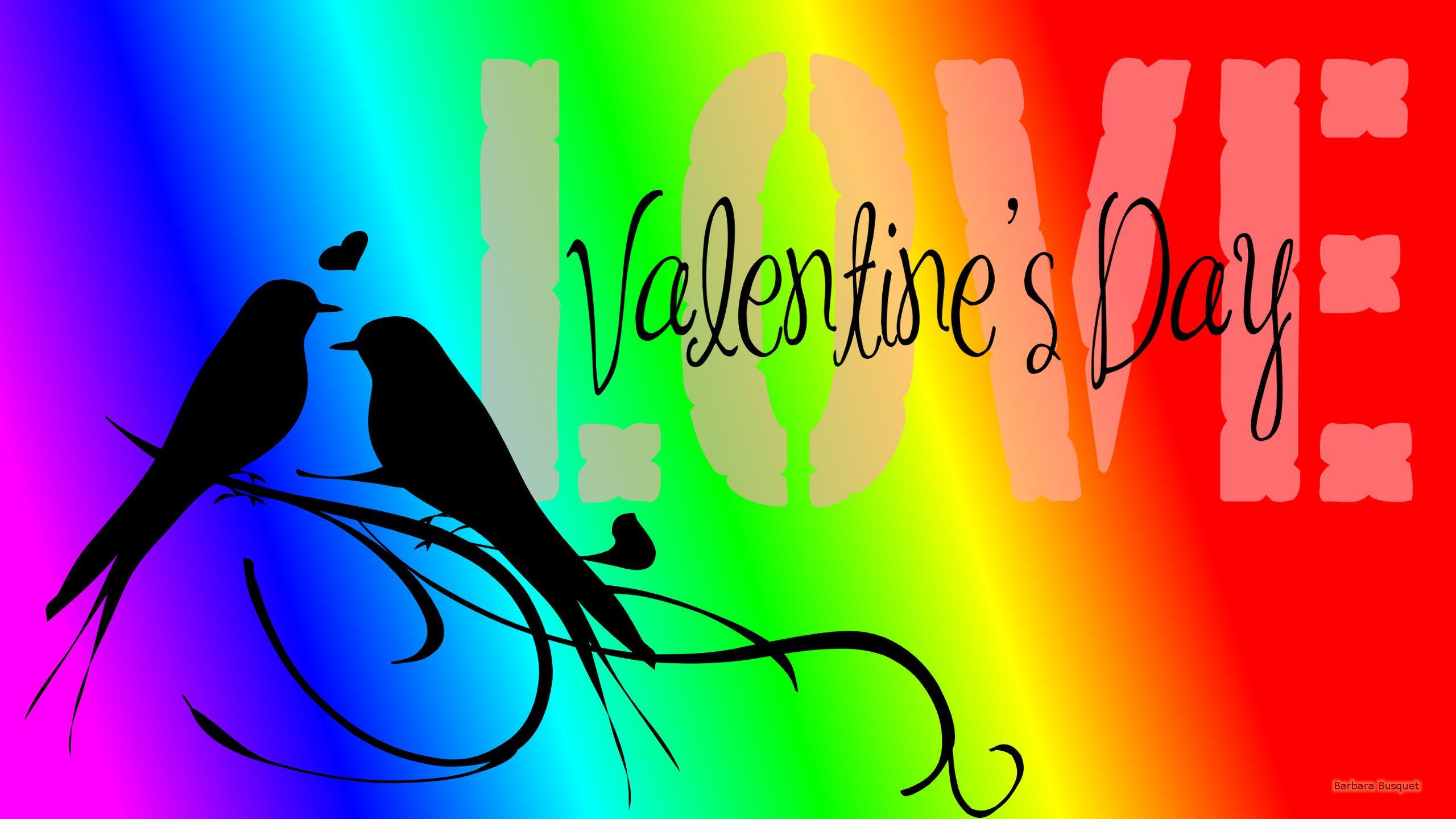 2560x1440 Valentine's Day. Barbaras HD Wallpaper