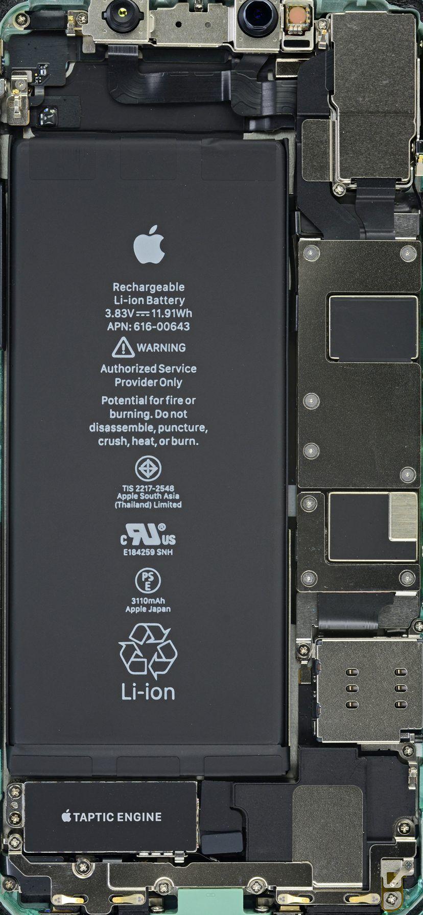 828x1792 IFixit Shares Fun IPhone 11 And 11 Pro Internal And X Ray Wallpaper