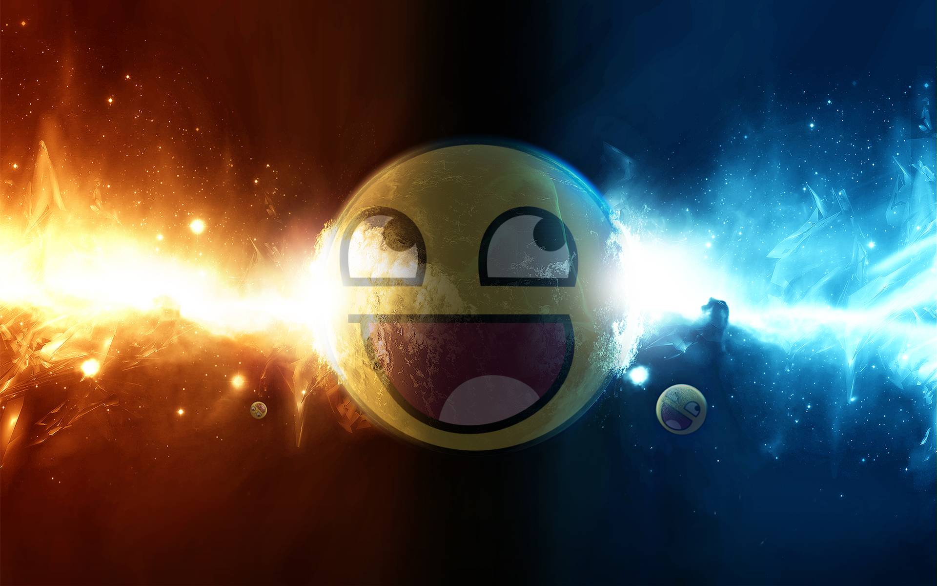 Just recreated the infamous Bliss Epic Face [1366x768] : r/wallpaper