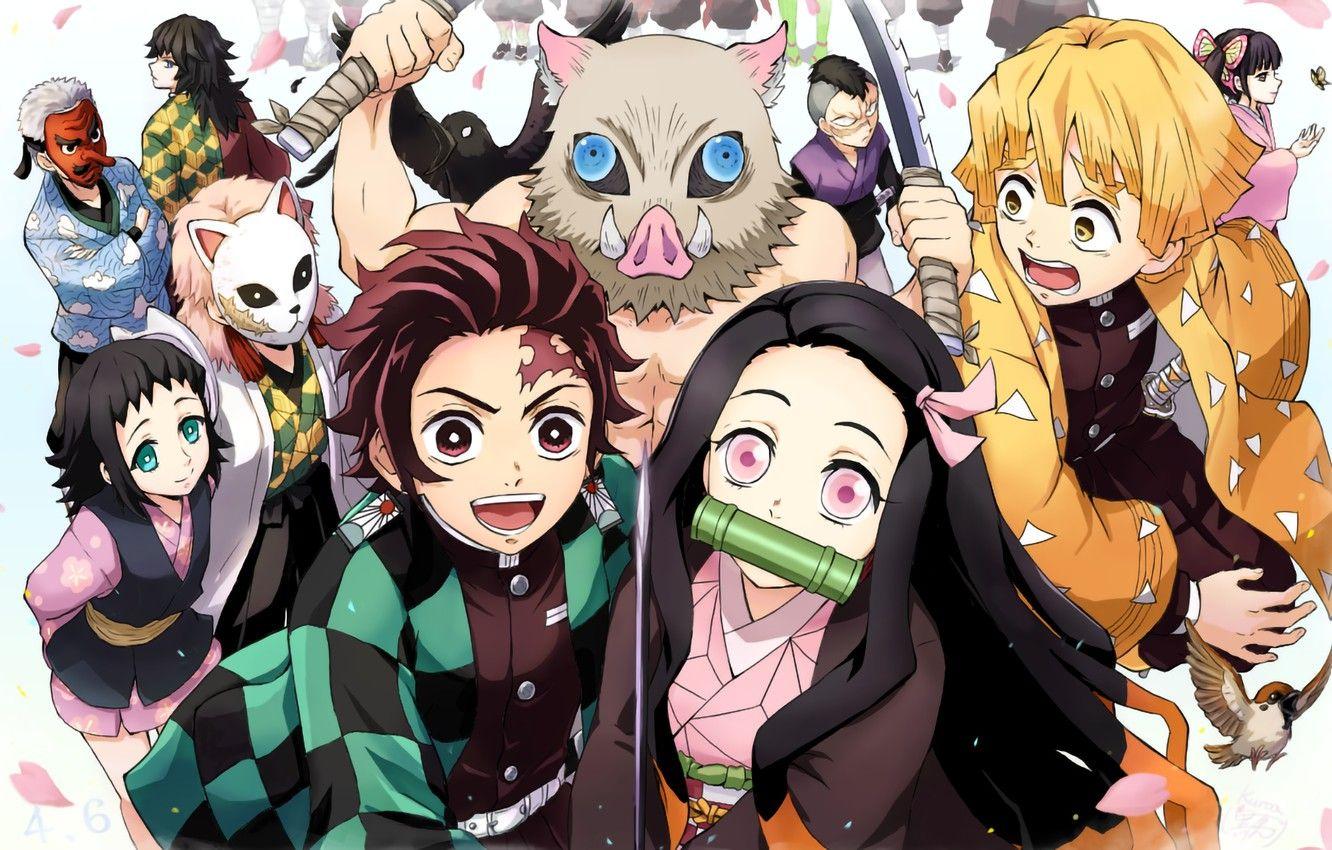 1332x850 Demon Slayer Anime Wallpaper