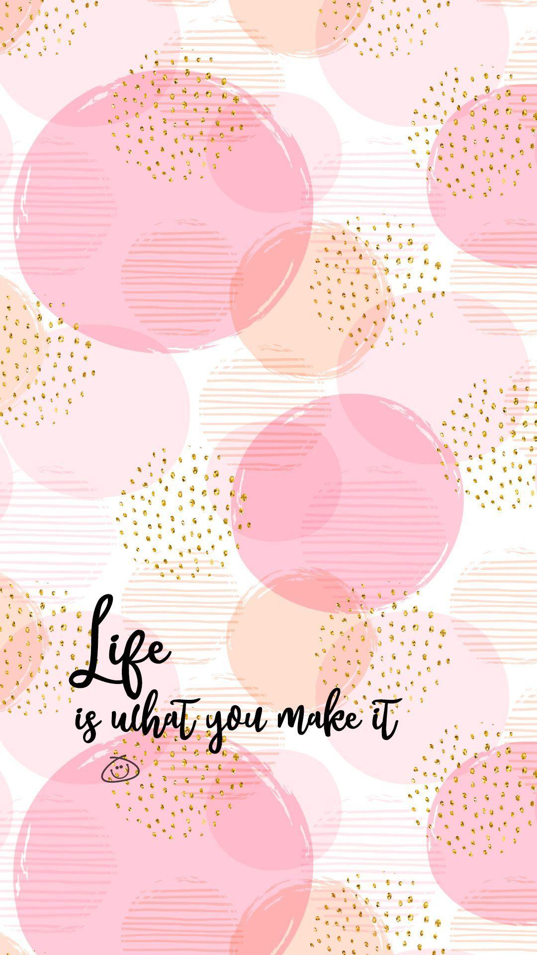 Image of Colorful Dots Organic Typography Desktop Wallpaper It Is What It Is  Motivational PosterDF865208Picxy