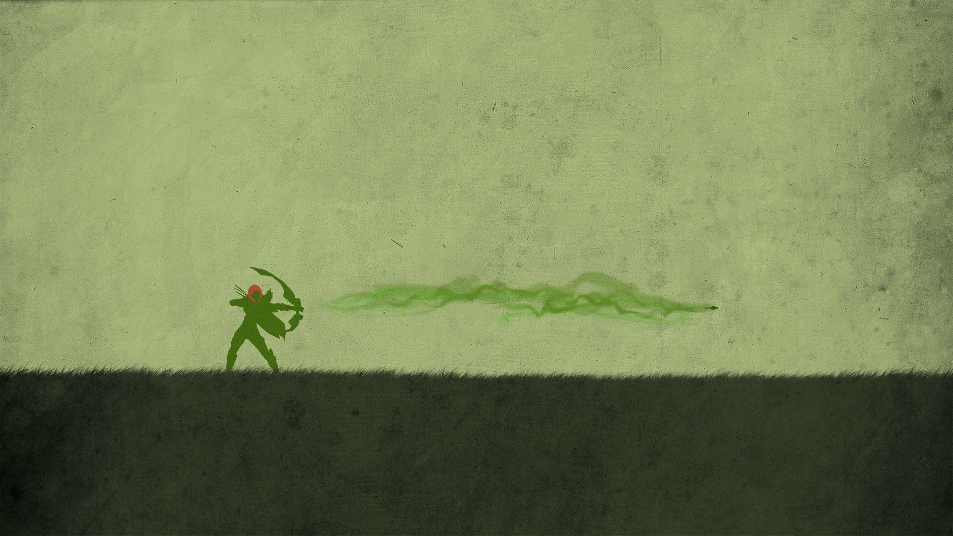 1920x1080 Video Games, Dota Fighting, Online, Simple Background, Bow