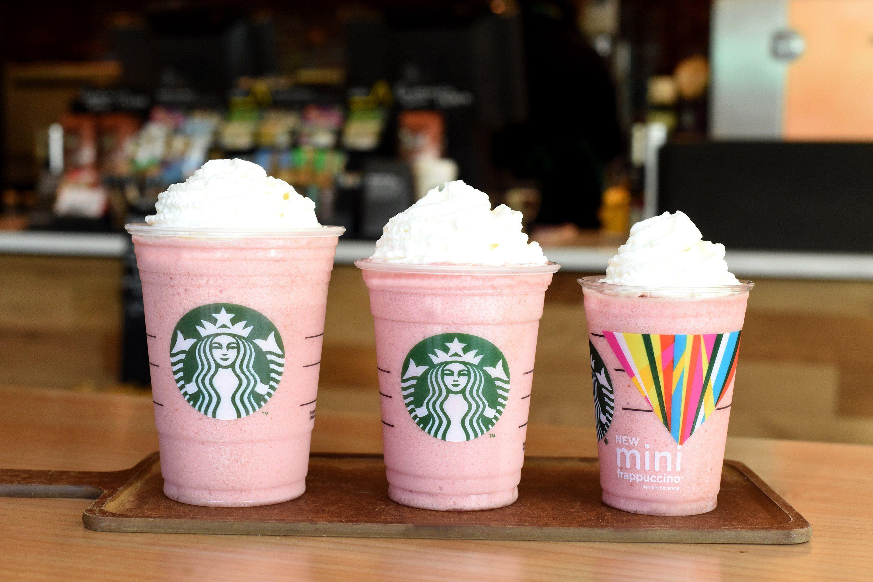 3000x2002 Pink Starbucks Wallpaper with New Mini Frappuccino Cup Wallpaper. Wallpaper Download. High Resolution Wallpaper