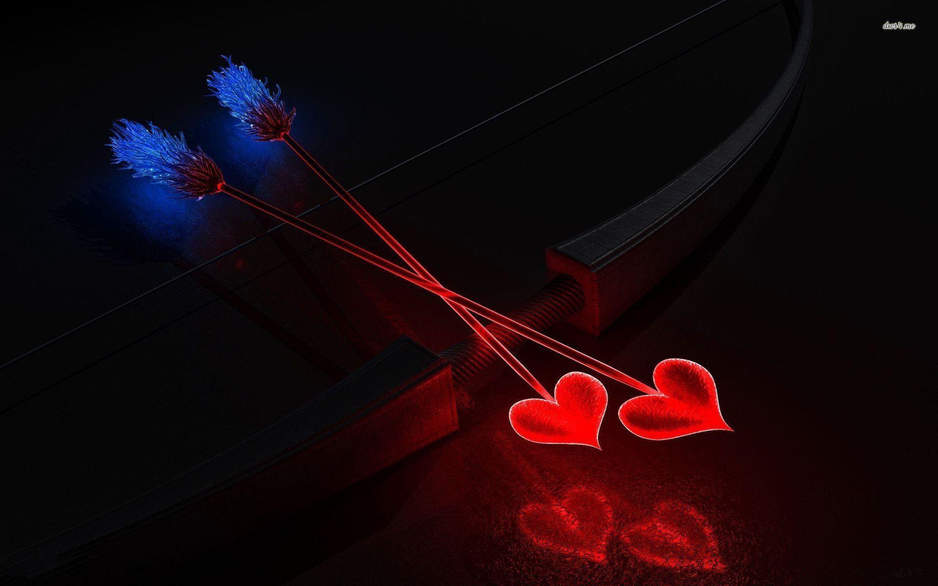 1920x1200 Heart Arrows