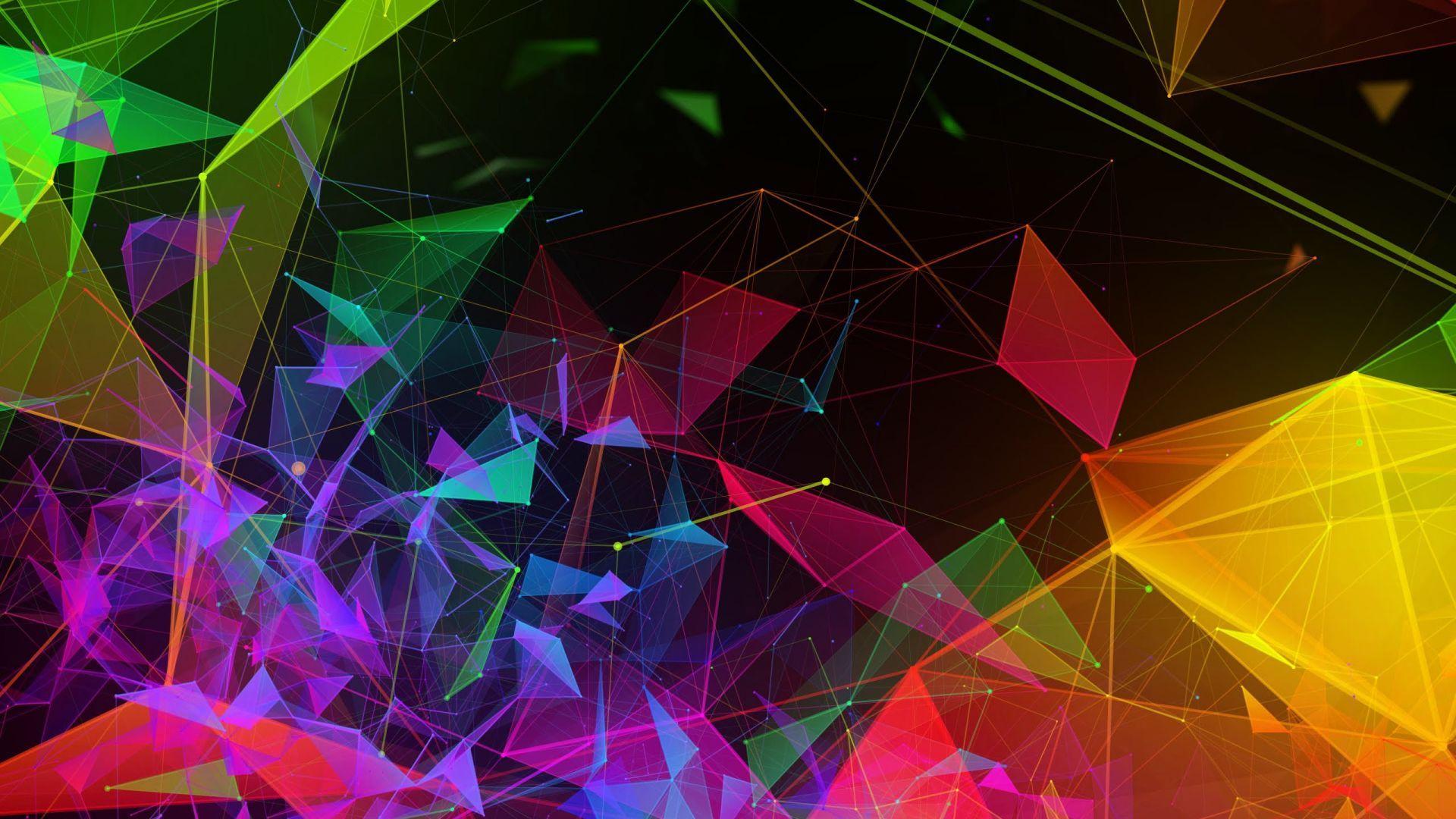 1920x1080 Wallpaper Razer Phone abstract, colorful, HD, OS
