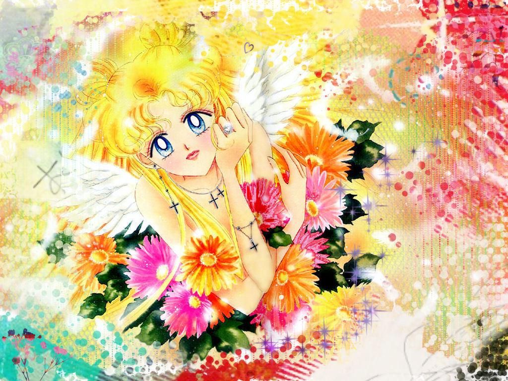 1024x768 Sailor Moon Manga Wallpaper