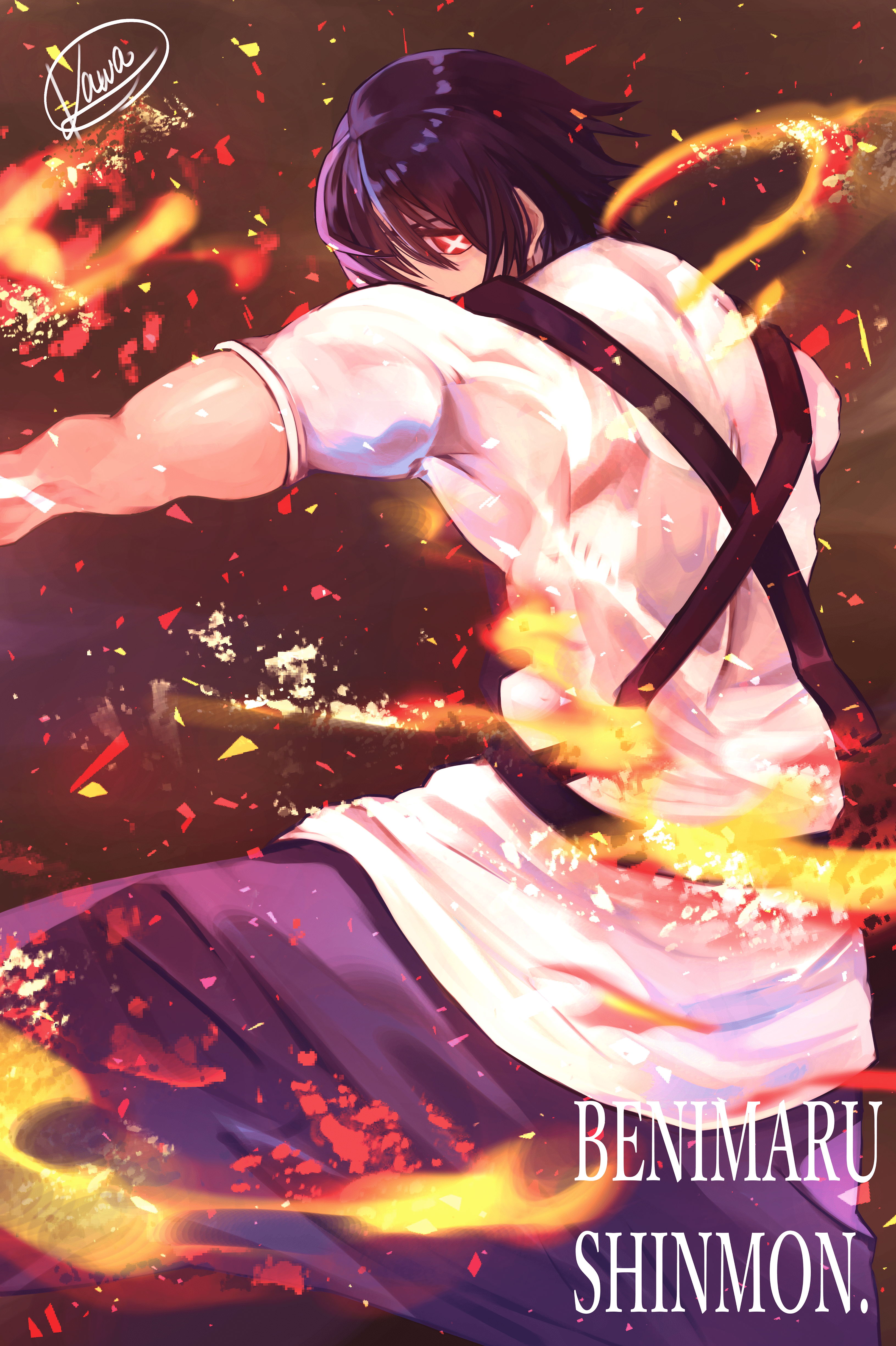 3262x4903 Benimaru Shinmon (Enen no Shouboutai) Anime Image Board