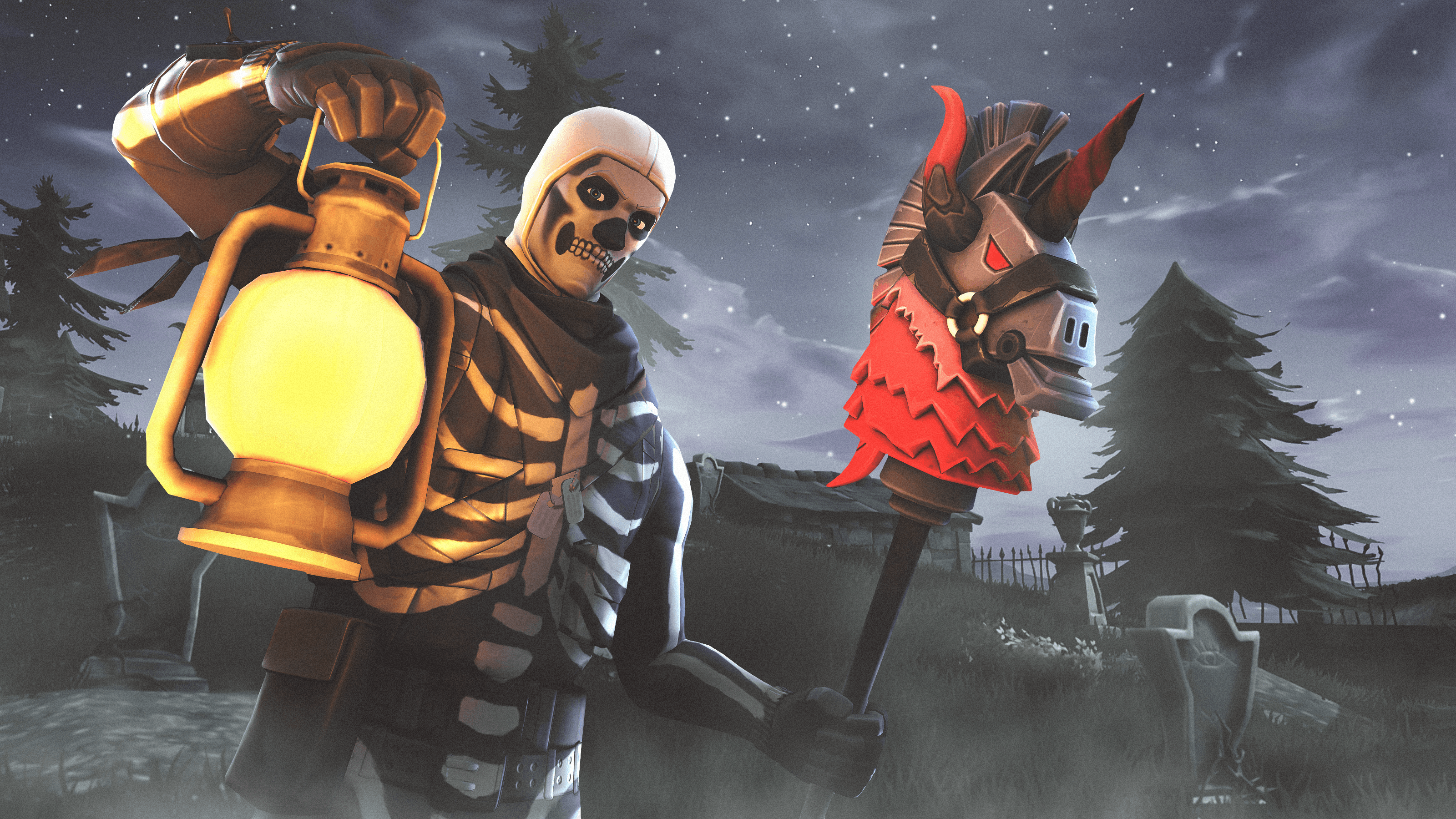 3200x1800 Halloween Fortnite Wallpaper